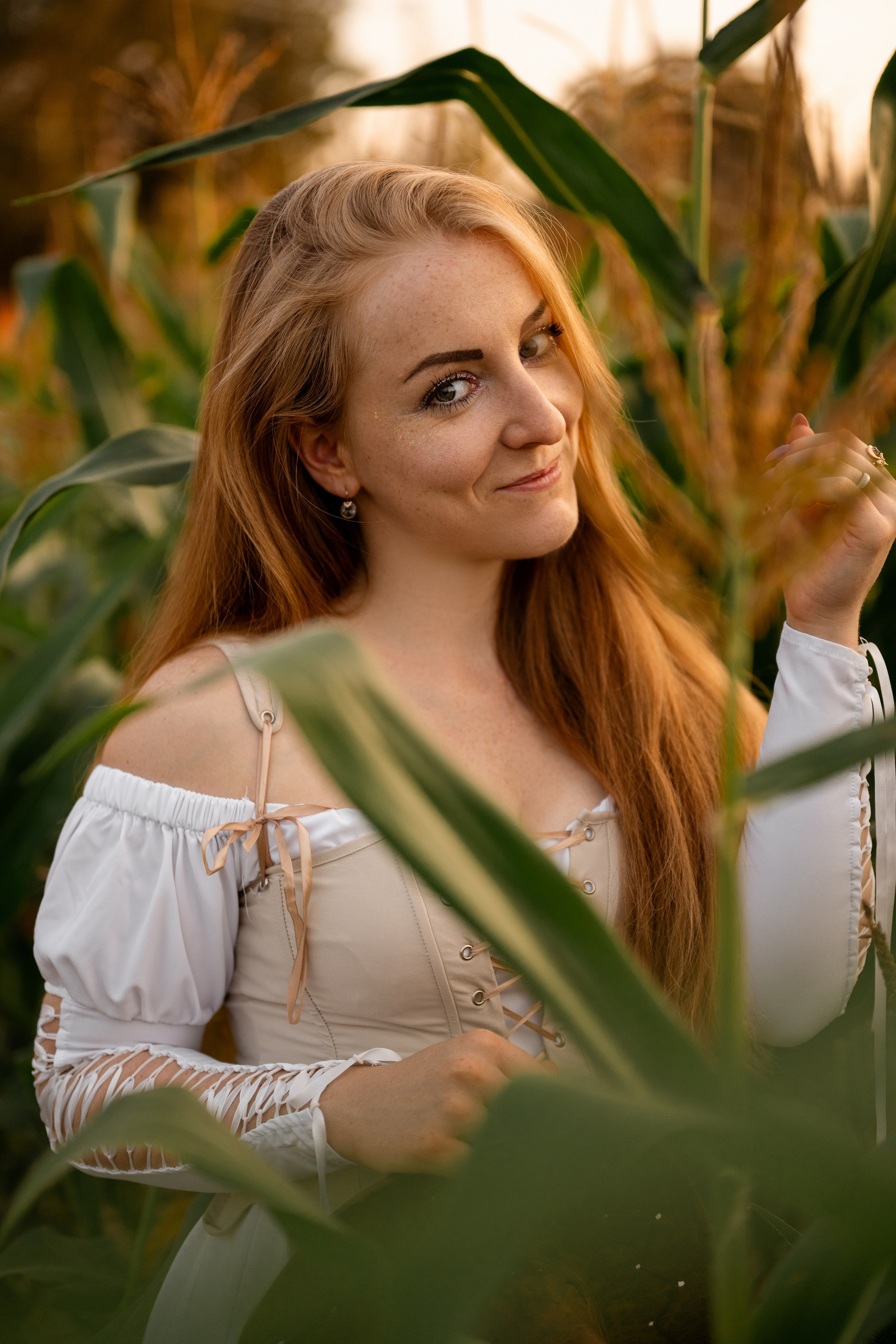 Алена. Кукурузное поле. Свадебный и семейный фотограф в СПб Валерия Фомичева