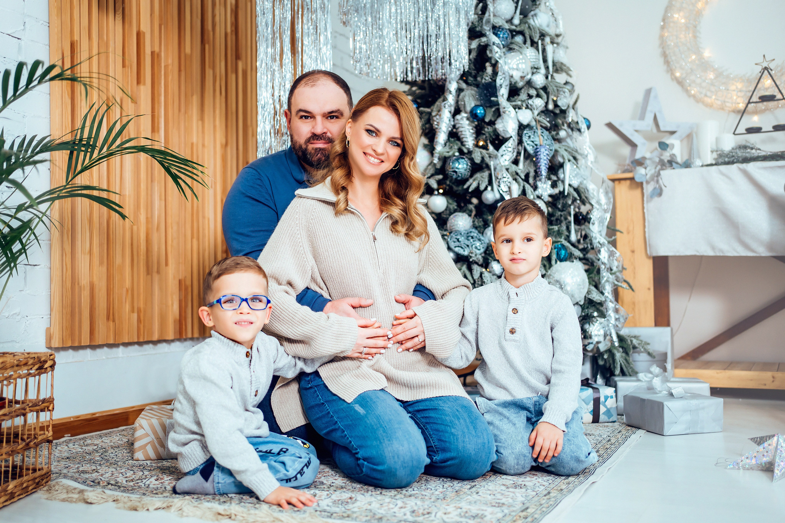 Новогодняя семейная съемка. Семейный и детский фотограф в Ростове-на-Дону Екатерина Шевченко