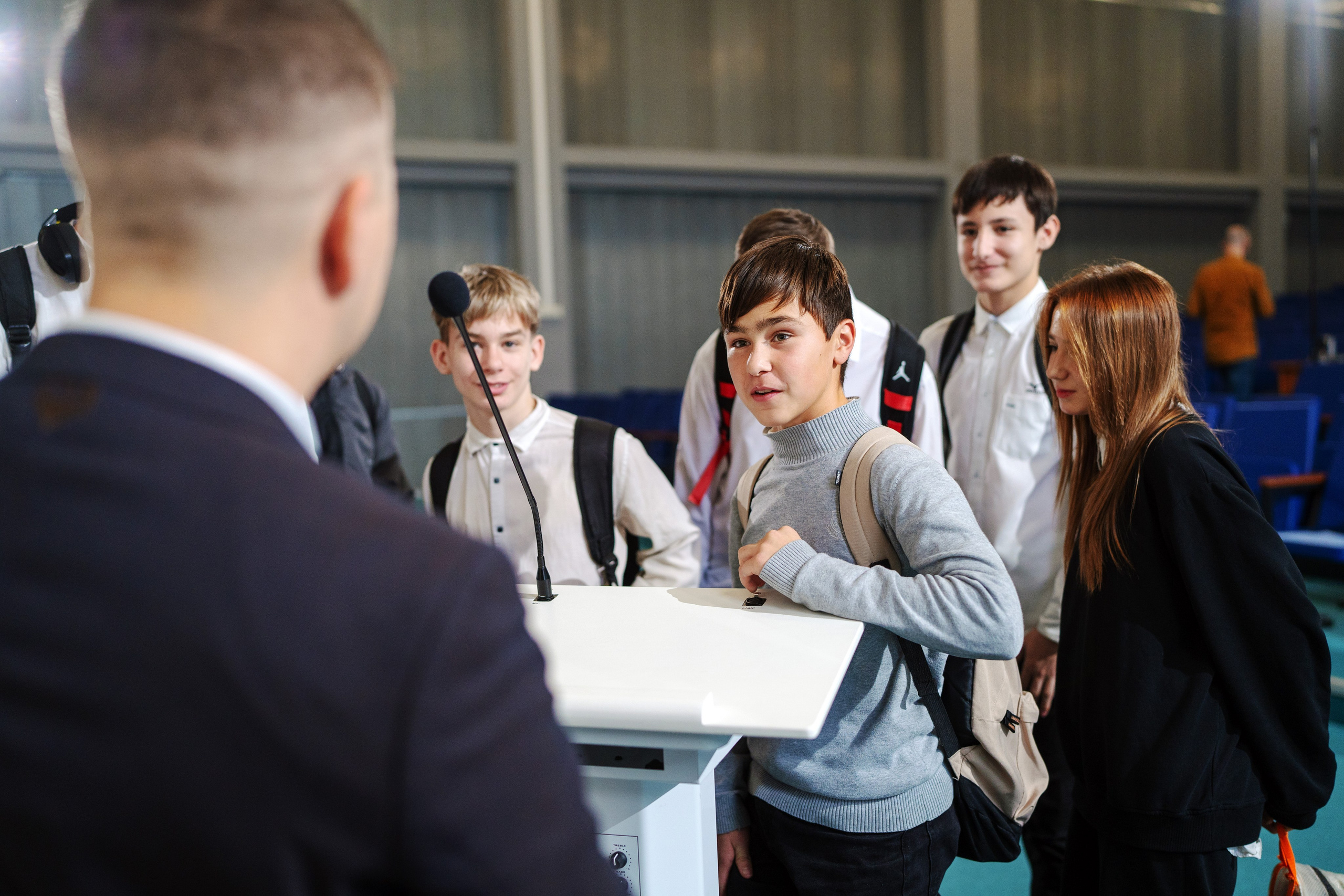 Лекция по киберспорту в школе № 2, п. Энем