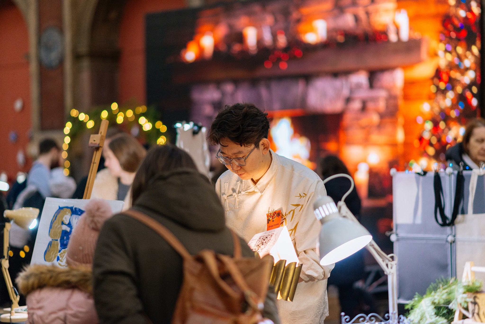 Ёлка. Ярмарка в Академии Штиглица. Декабрь 24. Репортажный фотограф в Санкт-Петербурге Анастасия Клёпова