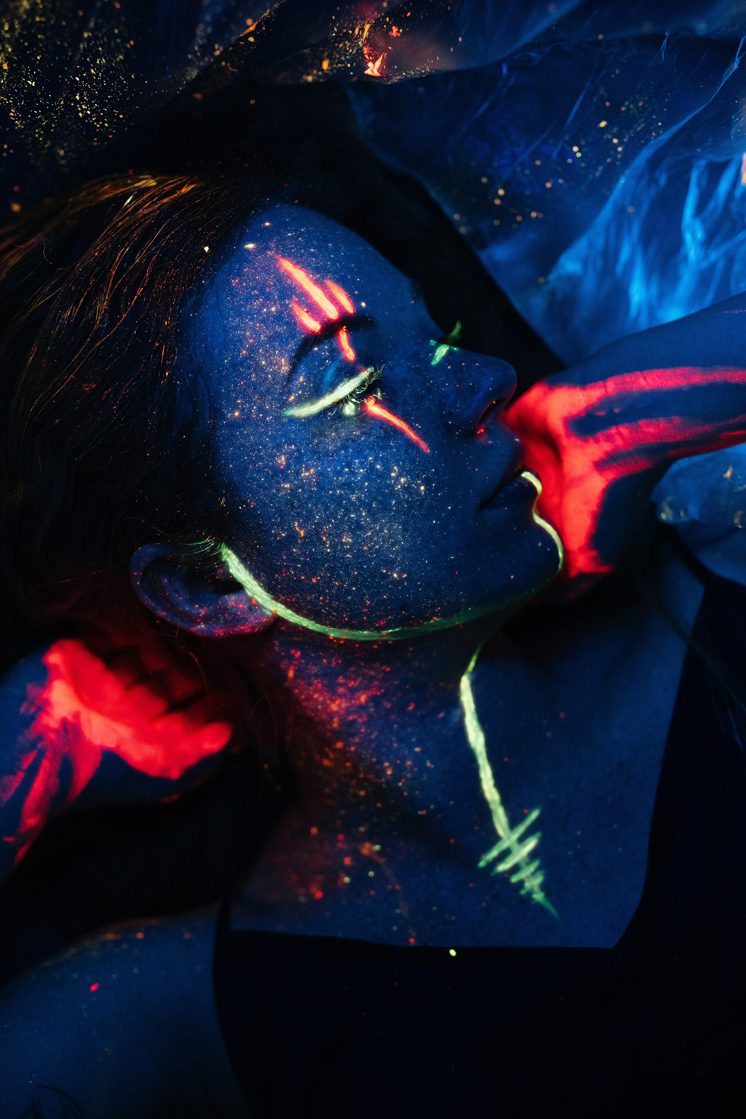 Съемки со светящимися красками. Свадебный, семейный фотограф в Рязани Лена Брант