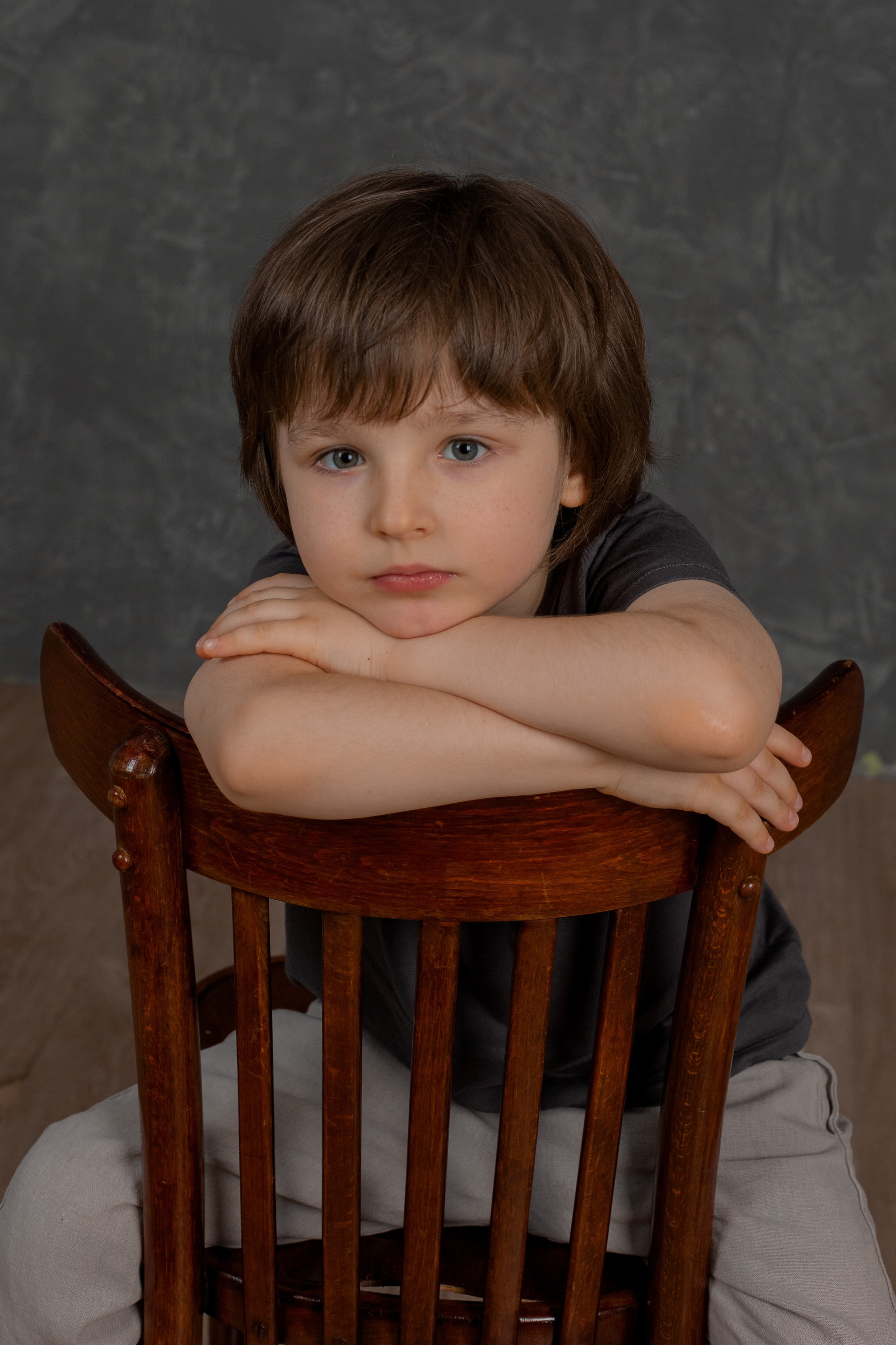 Детский портрет в студии. Семейный и детский фотограф в Москве Алёна Кораблина