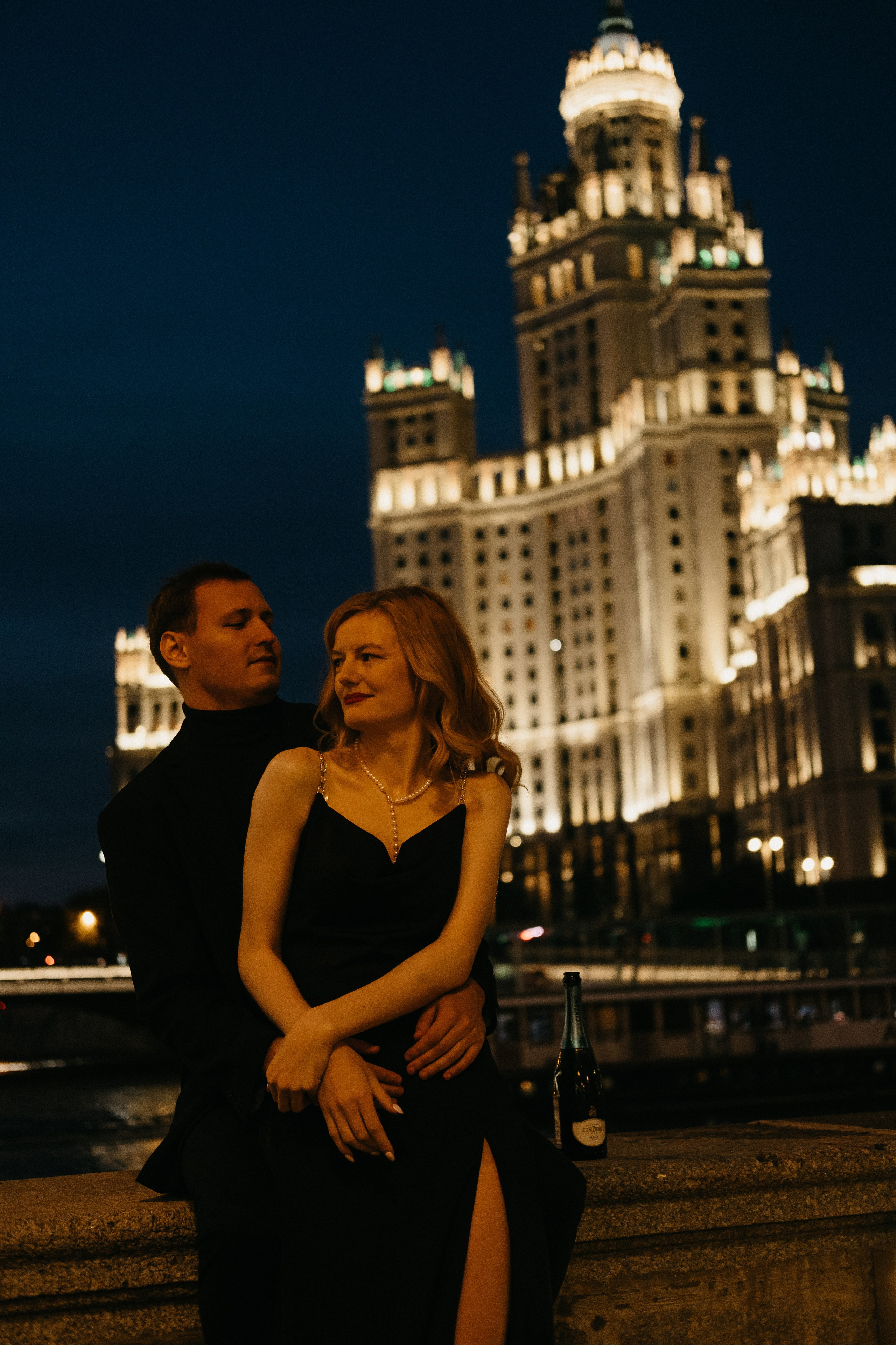 По ночному городу. Свадебный фотограф Александра Тюлякова