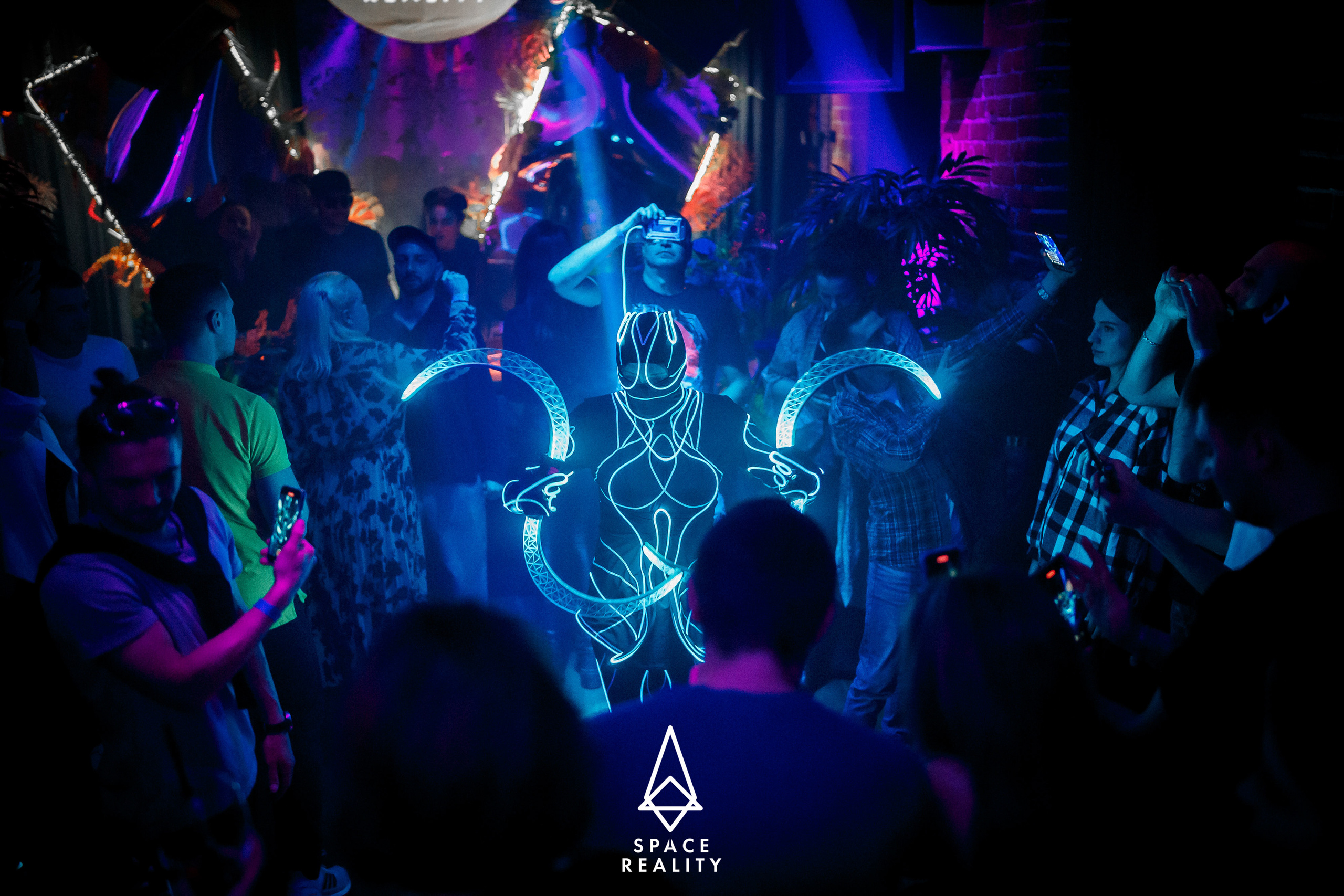 Attention! Space Reality 2 years. Репортажный (клубный) фотограф в Москве