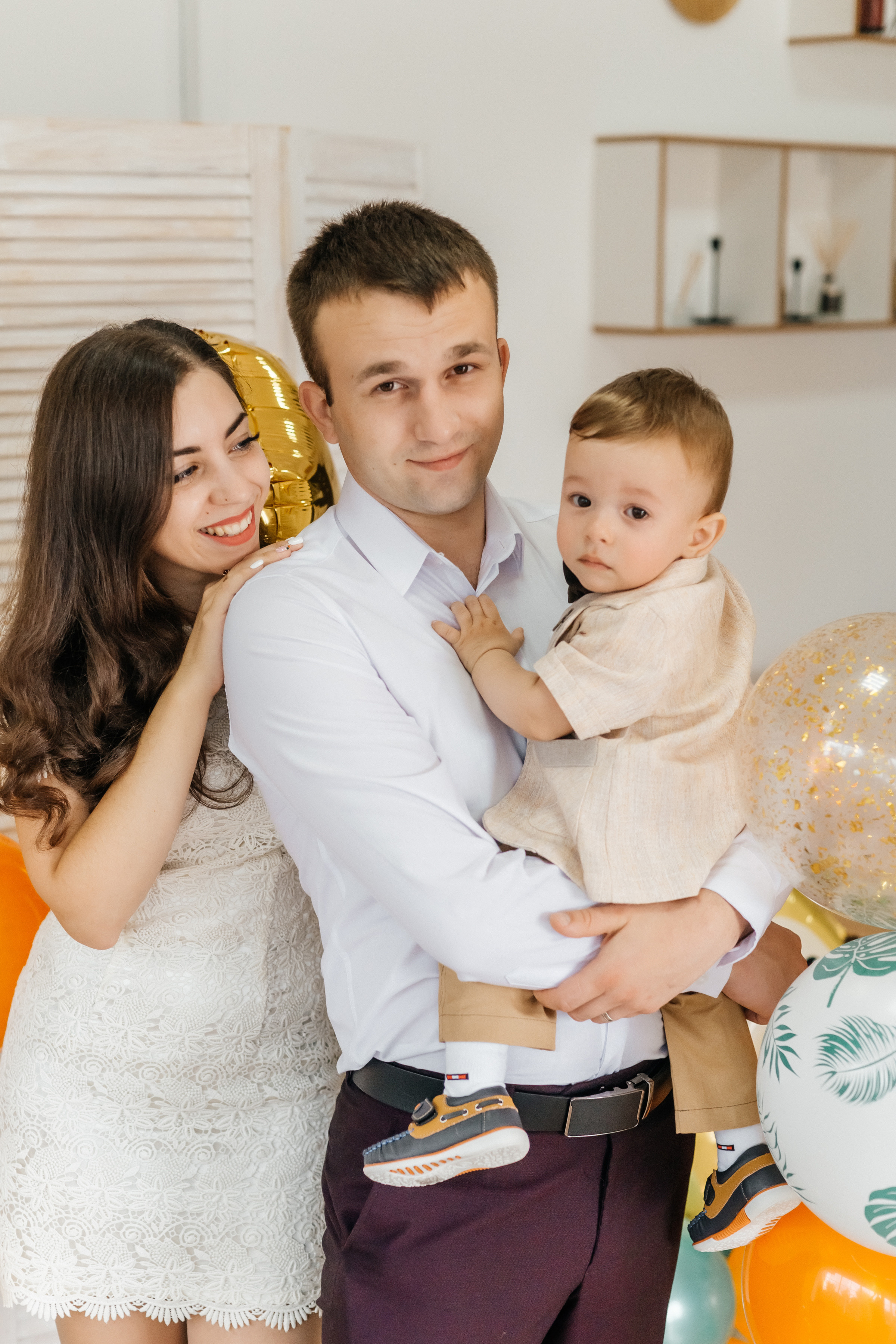 Первый день рождения (съемка в студии). Ольга Плаксина фотограф в Саратове