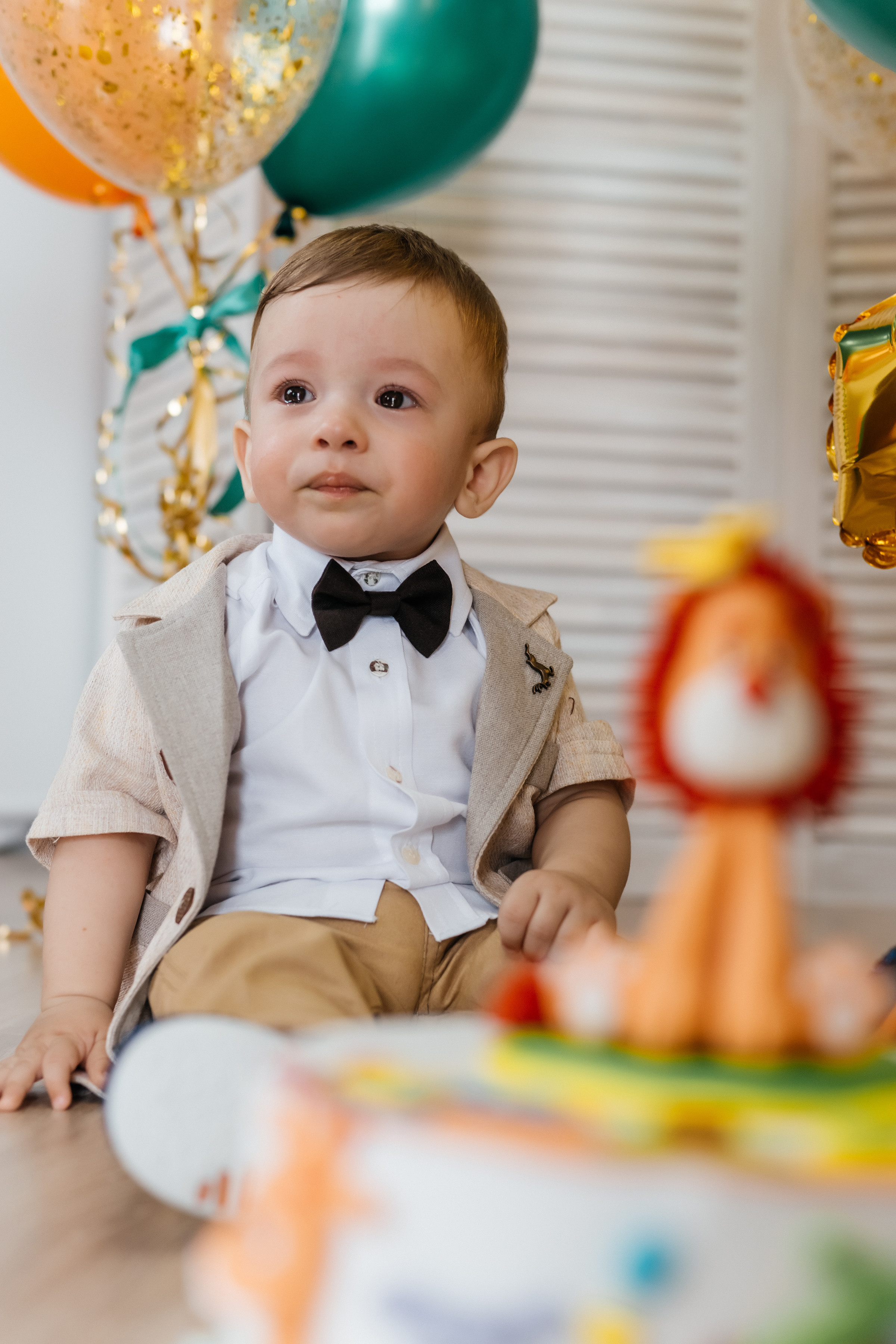 Первый день рождения (съемка в студии). Ольга Плаксина фотограф в Саратове