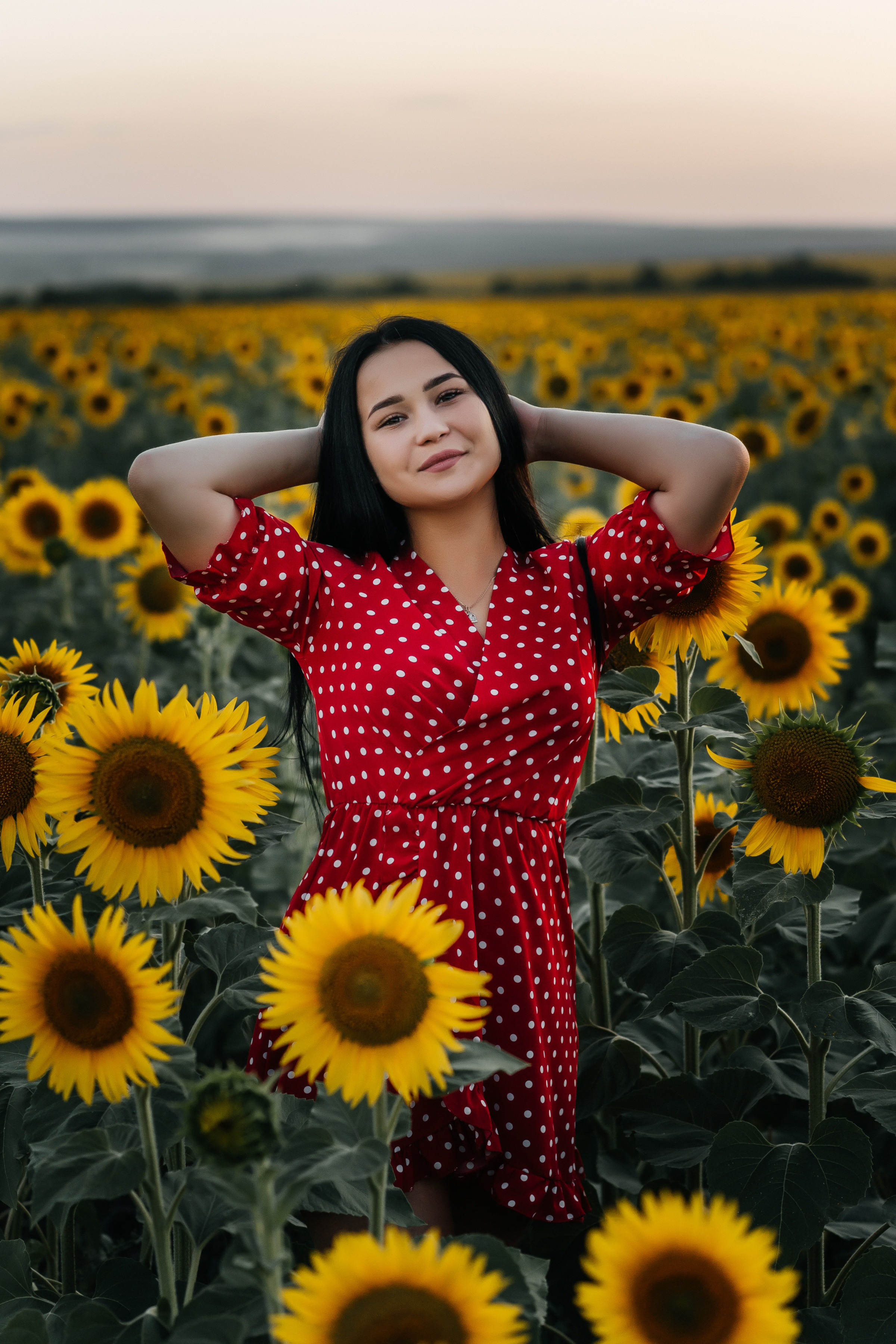 Полина в поле подсолнухов. Ольга Плаксина фотограф в Саратове