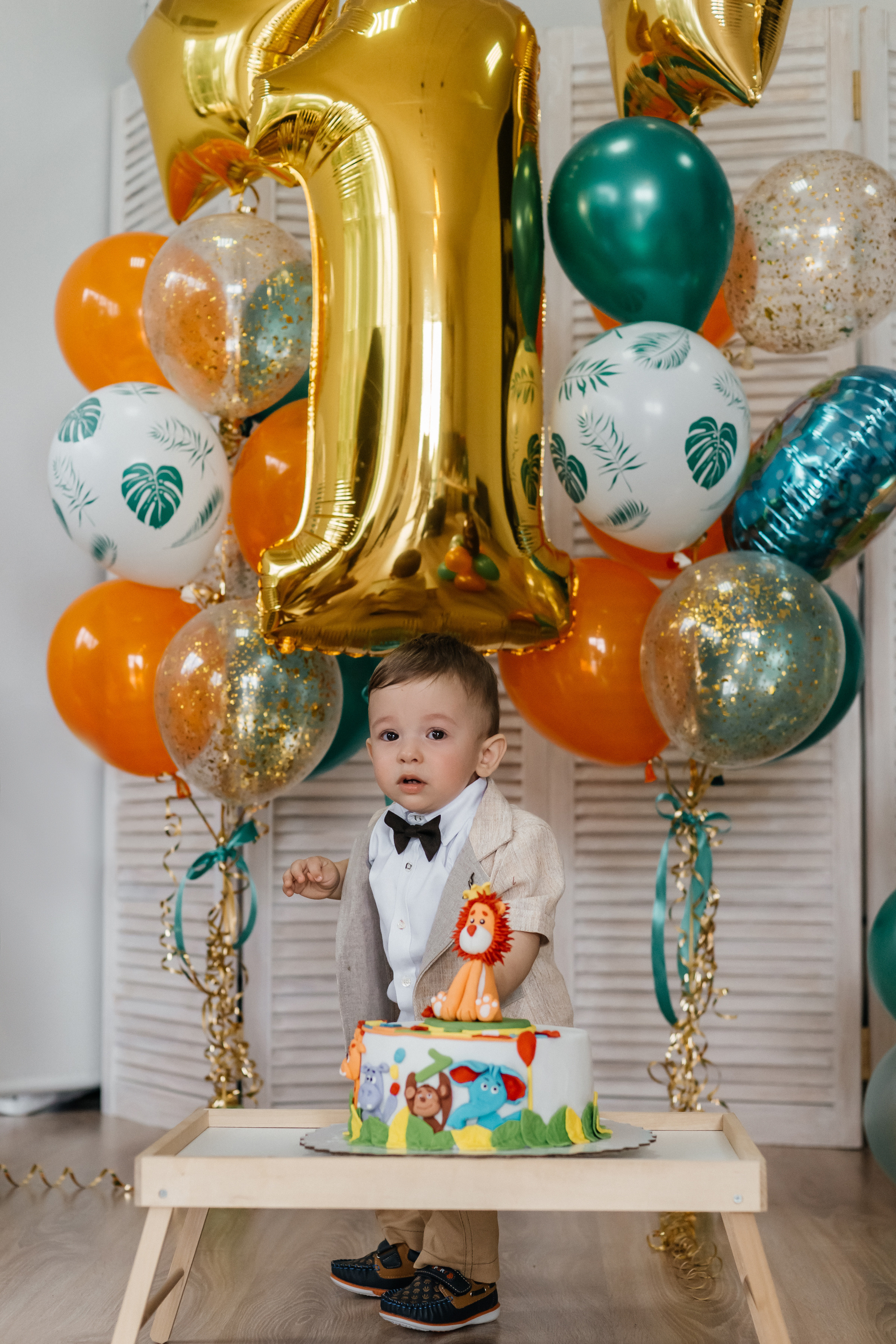 Первый день рождения (съемка в студии). Ольга Плаксина фотограф в Саратове