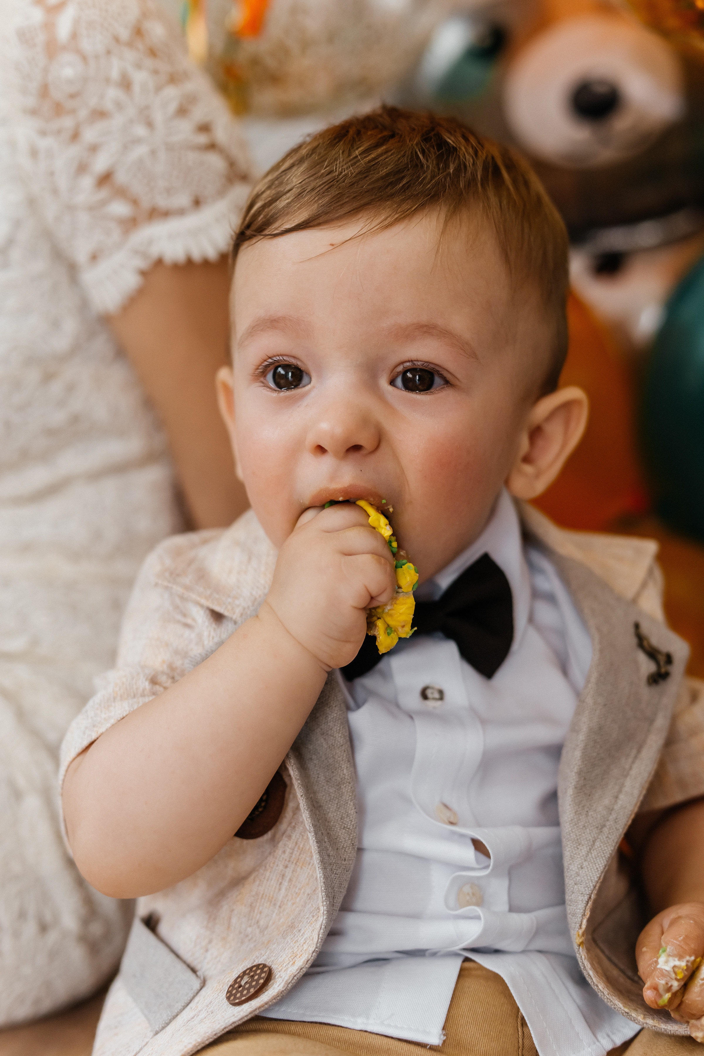 Первый день рождения (съемка в студии). Ольга Плаксина фотограф в Саратове