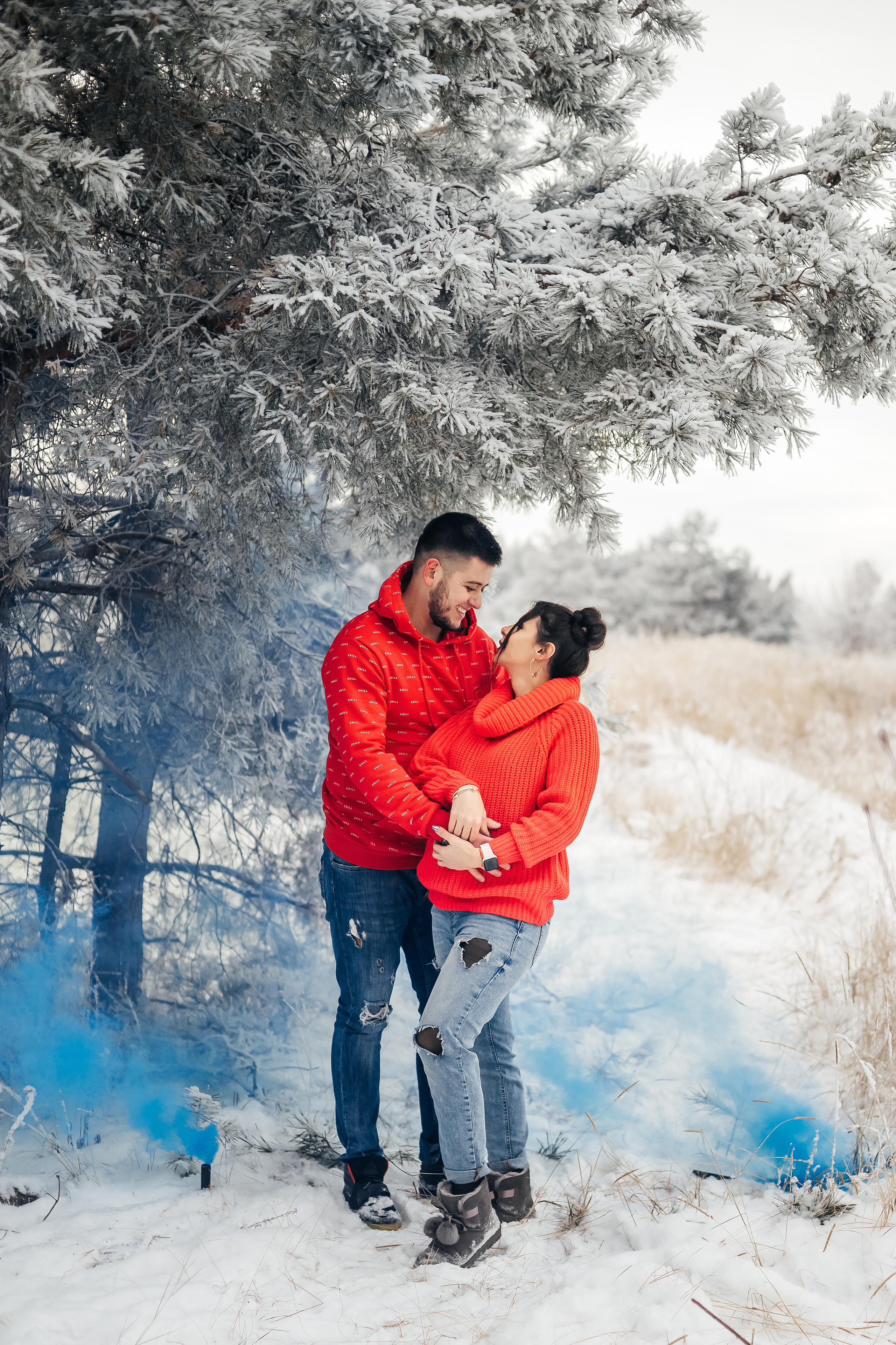 Гендерная фотосессия беременности Ильяс и Ирина. Ольга Плаксина фотограф в Саратове