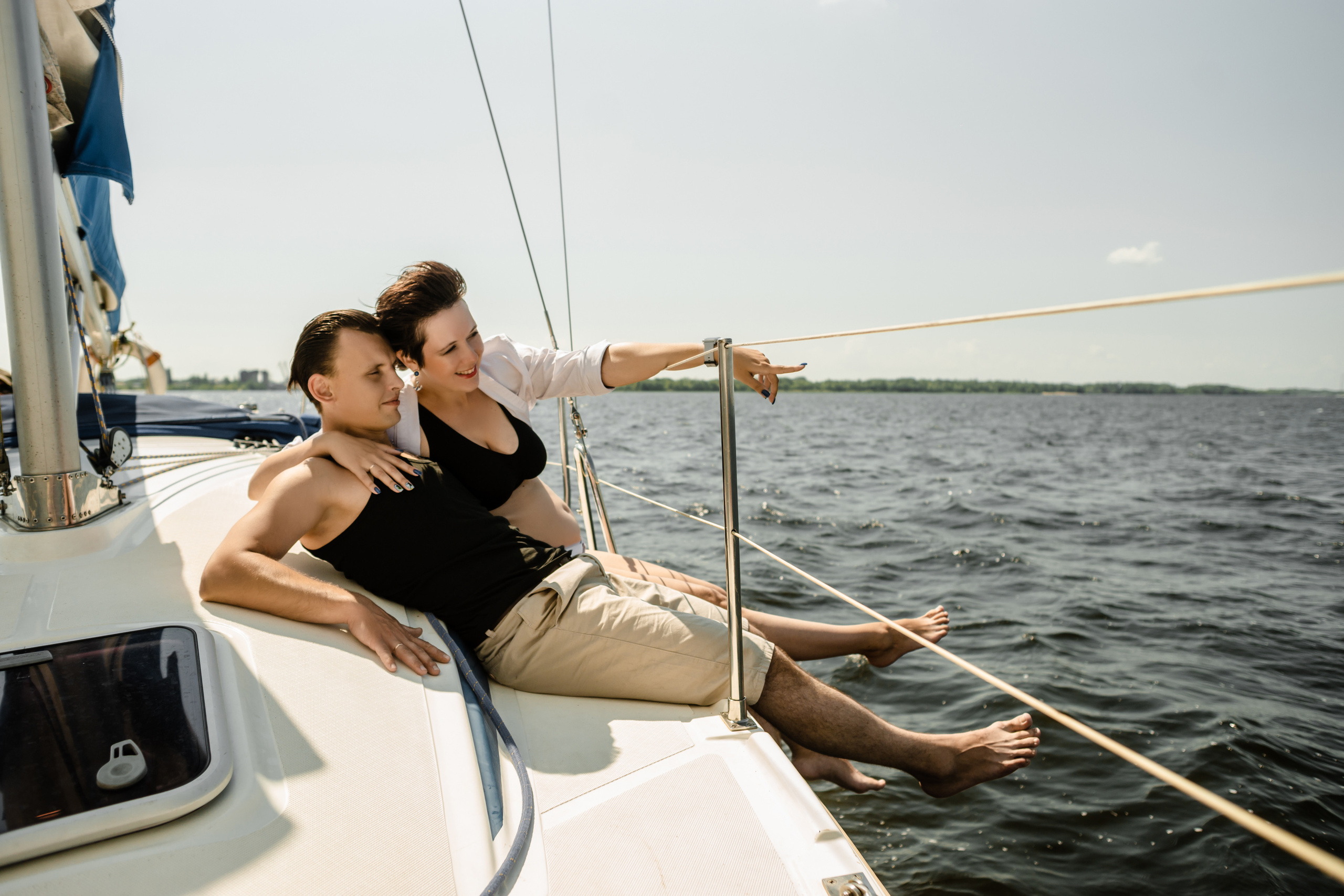На яхте. Ольга Плаксина фотограф в Саратове