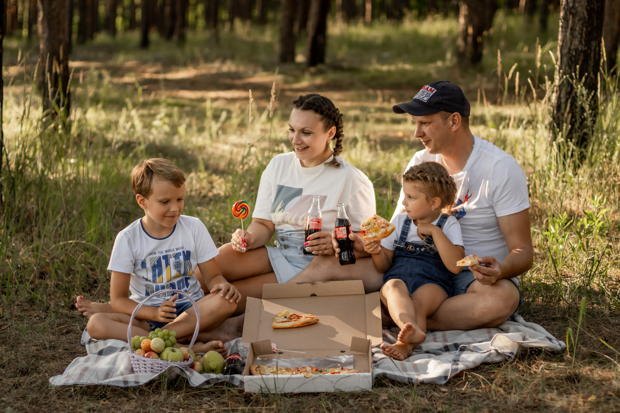 Семейный пикник. Ольга Плаксина фотограф в Саратове