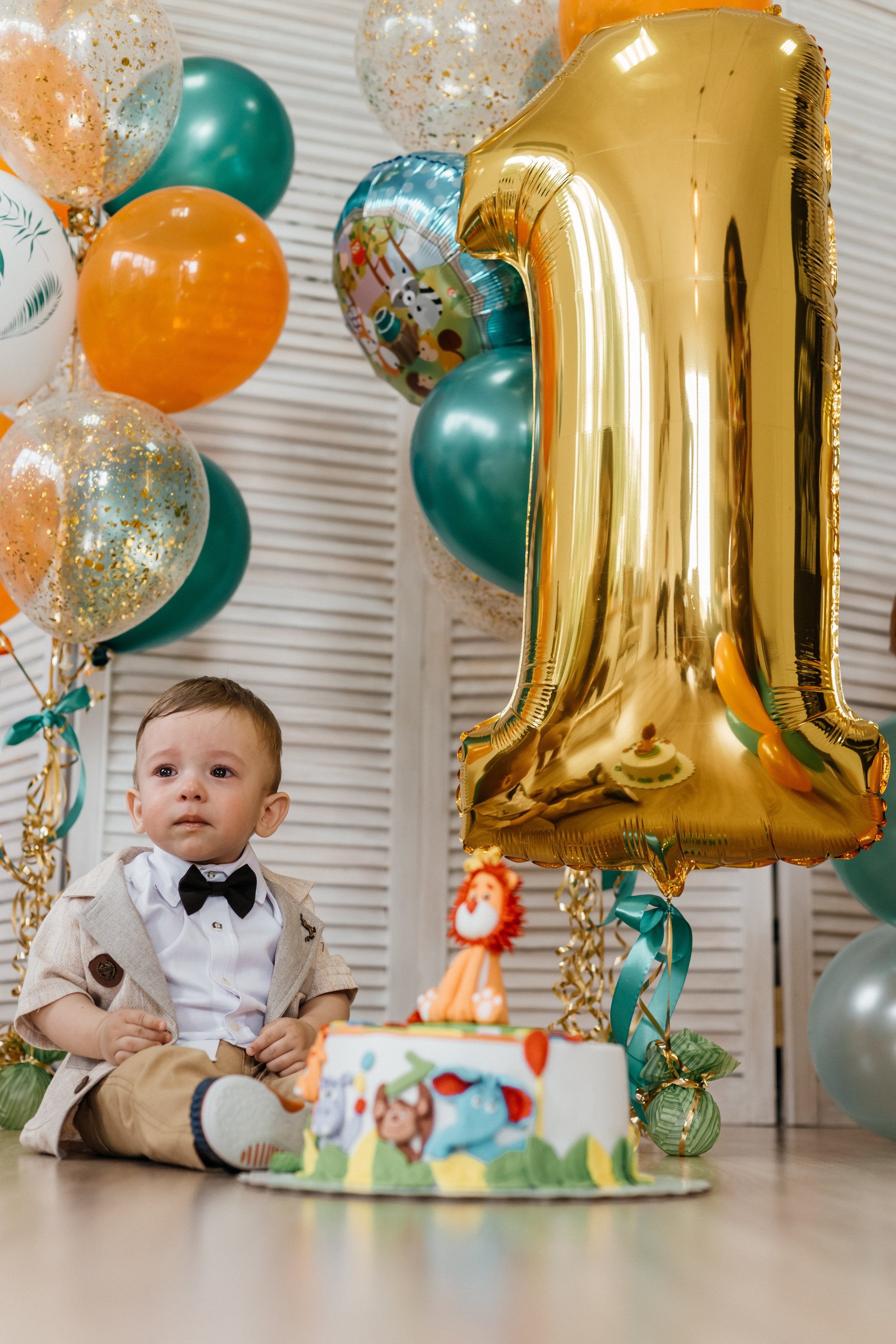 Первый день рождения (съемка в студии). Ольга Плаксина фотограф в Саратове