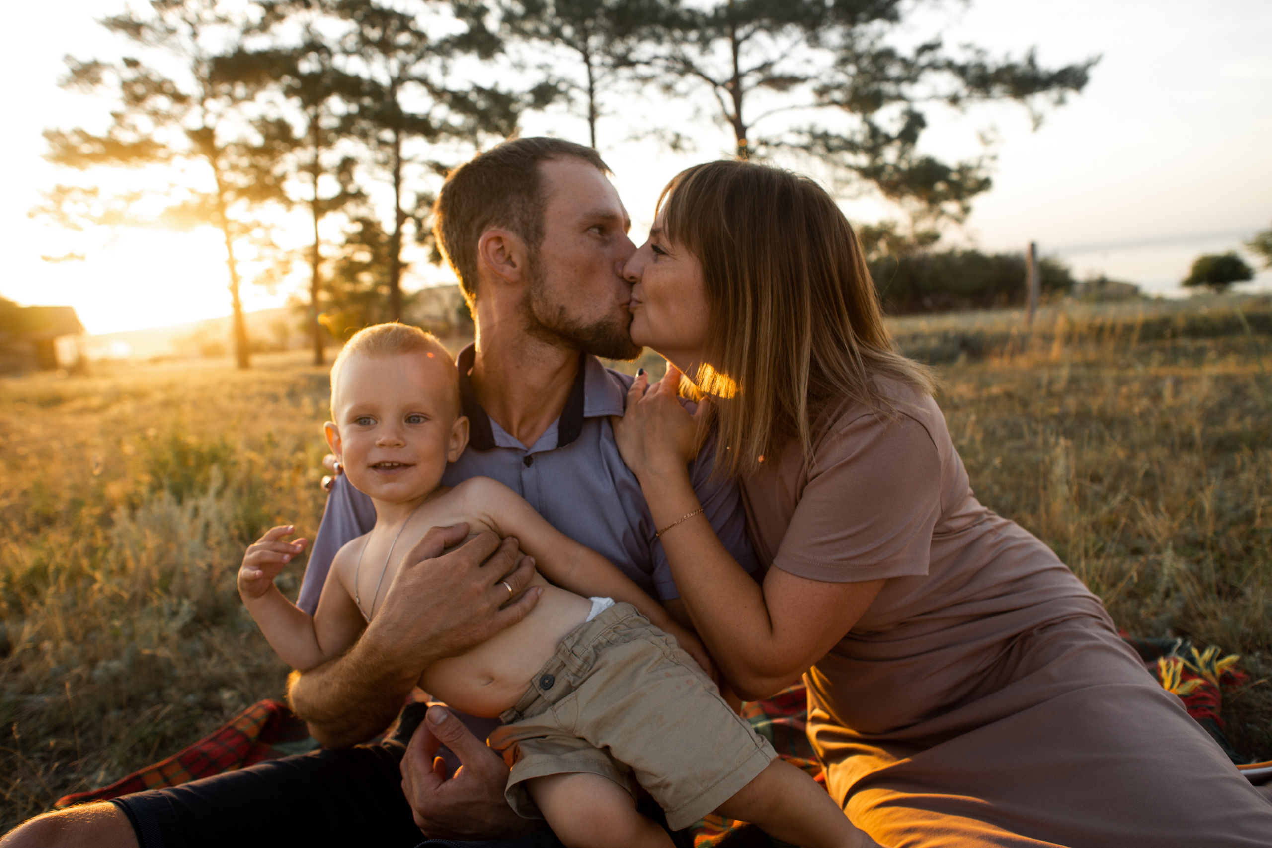 Наташа и Дима и маленький Тима. Ольга Плаксина фотограф в Саратове