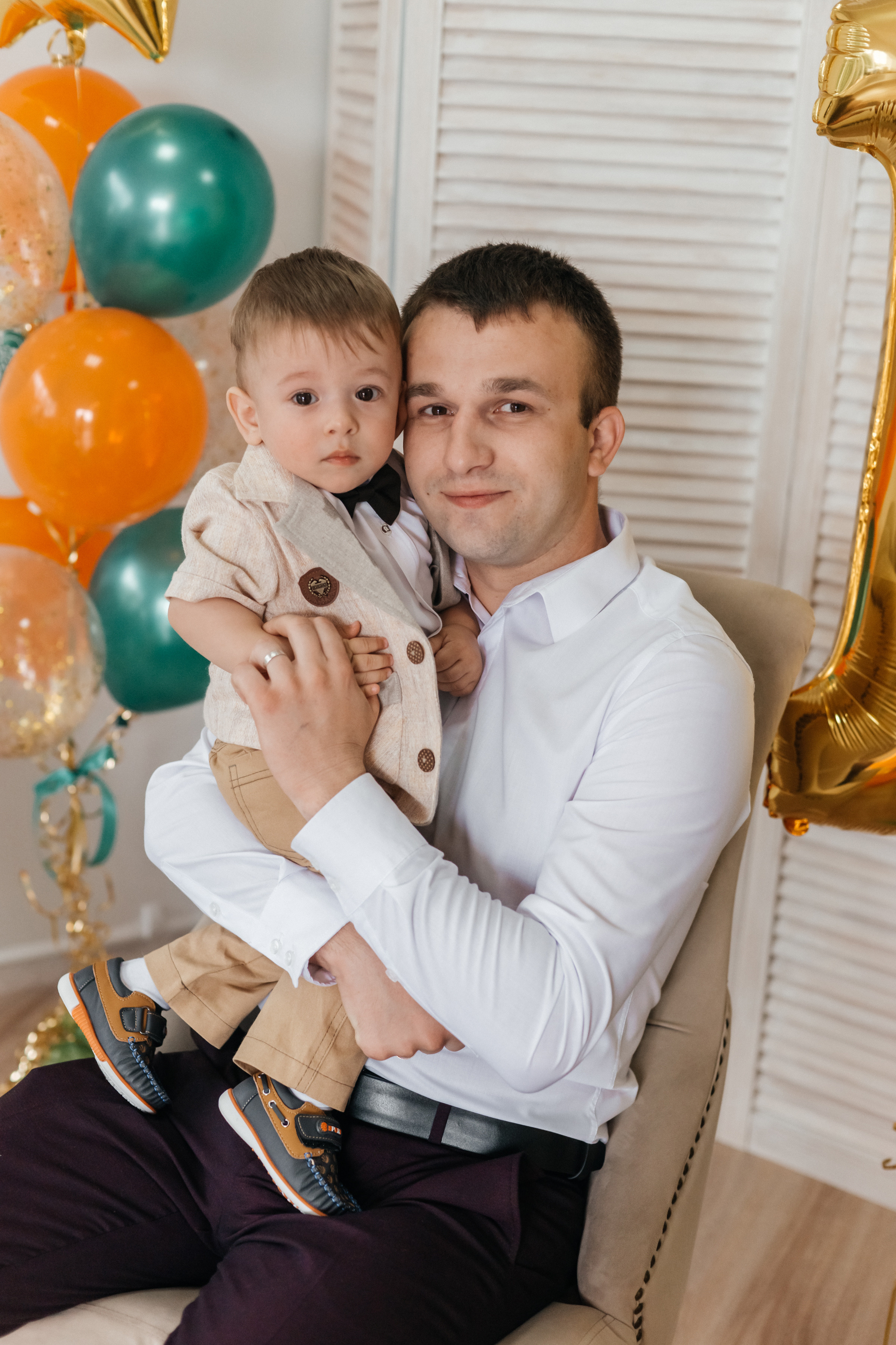 Первый день рождения (съемка в студии). Ольга Плаксина фотограф в Саратове