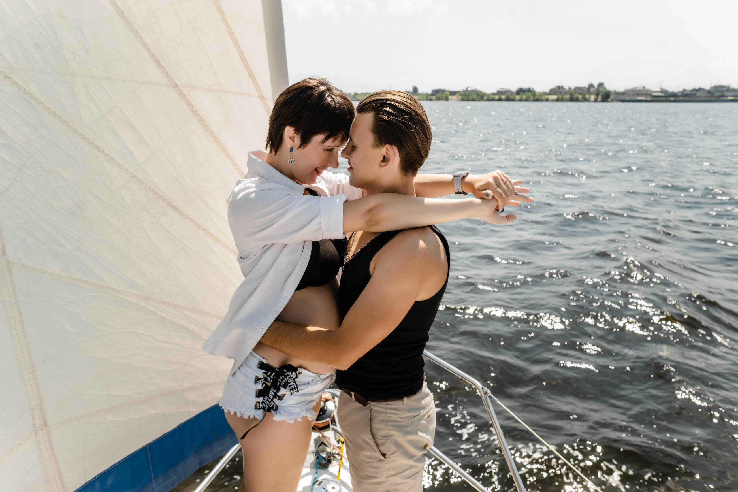 На яхте. Ольга Плаксина фотограф в Саратове
