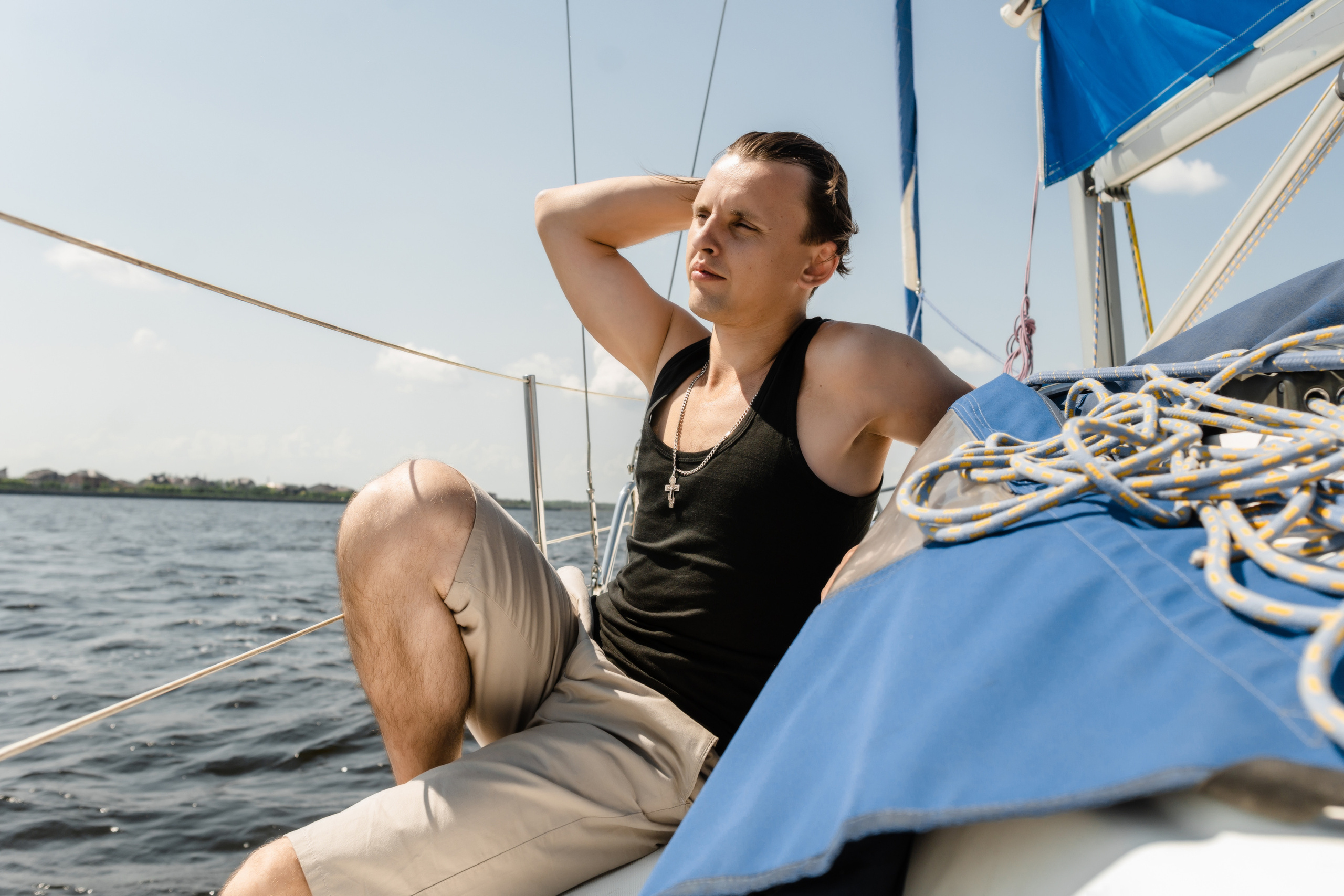 На яхте. Ольга Плаксина фотограф в Саратове