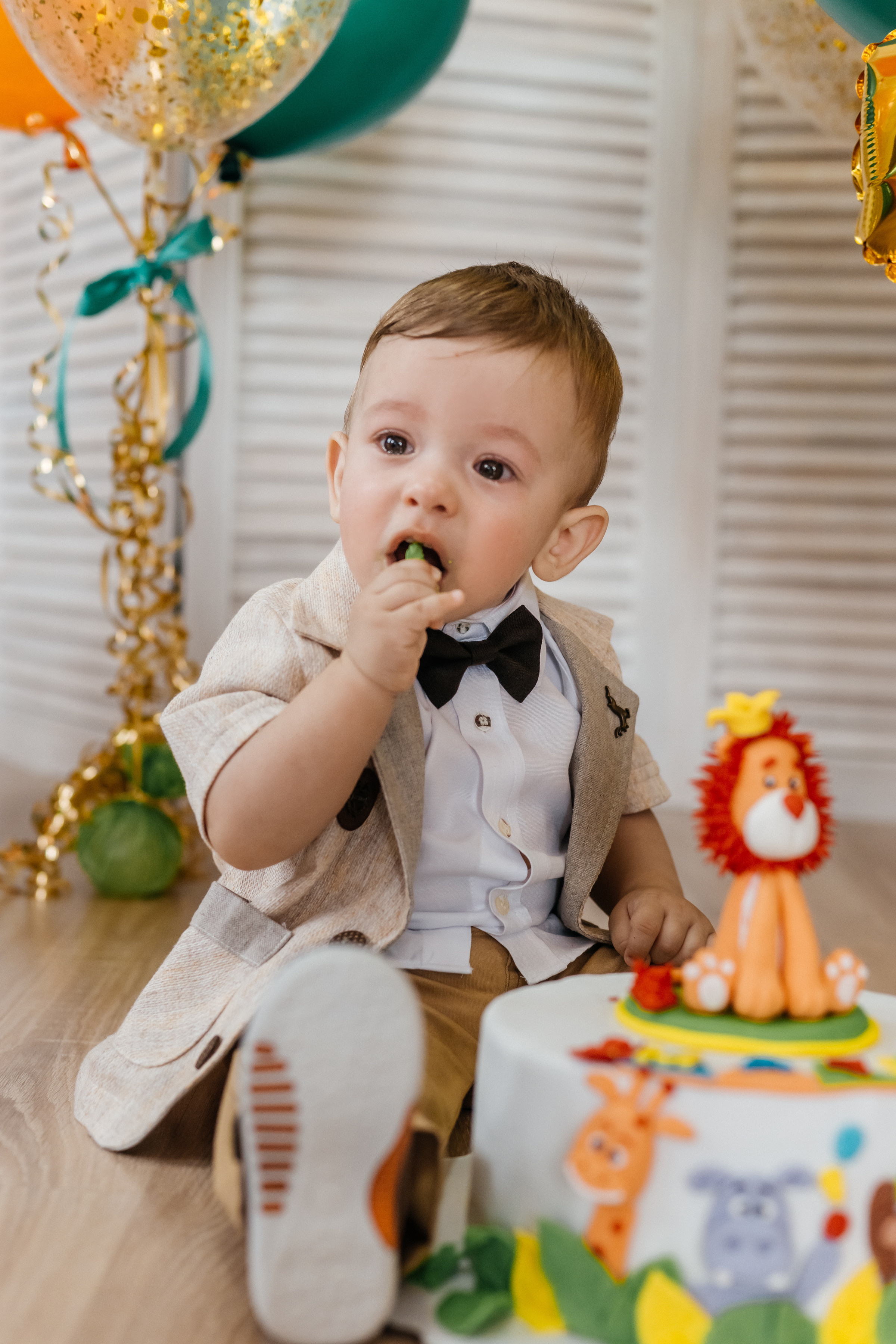 Первый день рождения (съемка в студии). Ольга Плаксина фотограф в Саратове