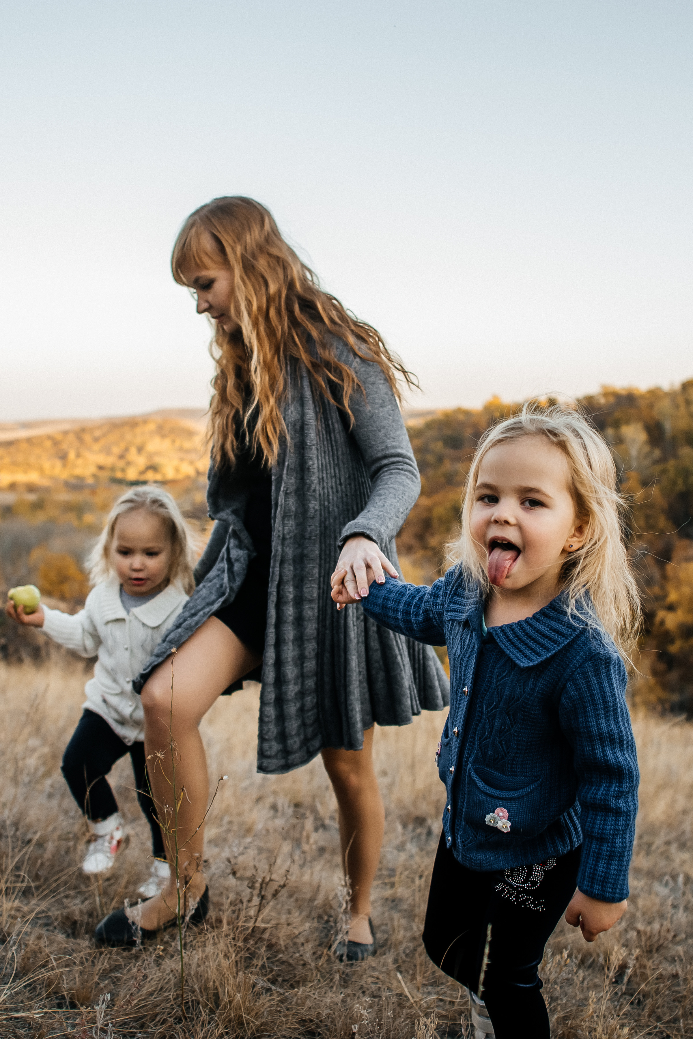Семья Ореховых осенняя прогулка. Ольга Плаксина фотограф в Саратове