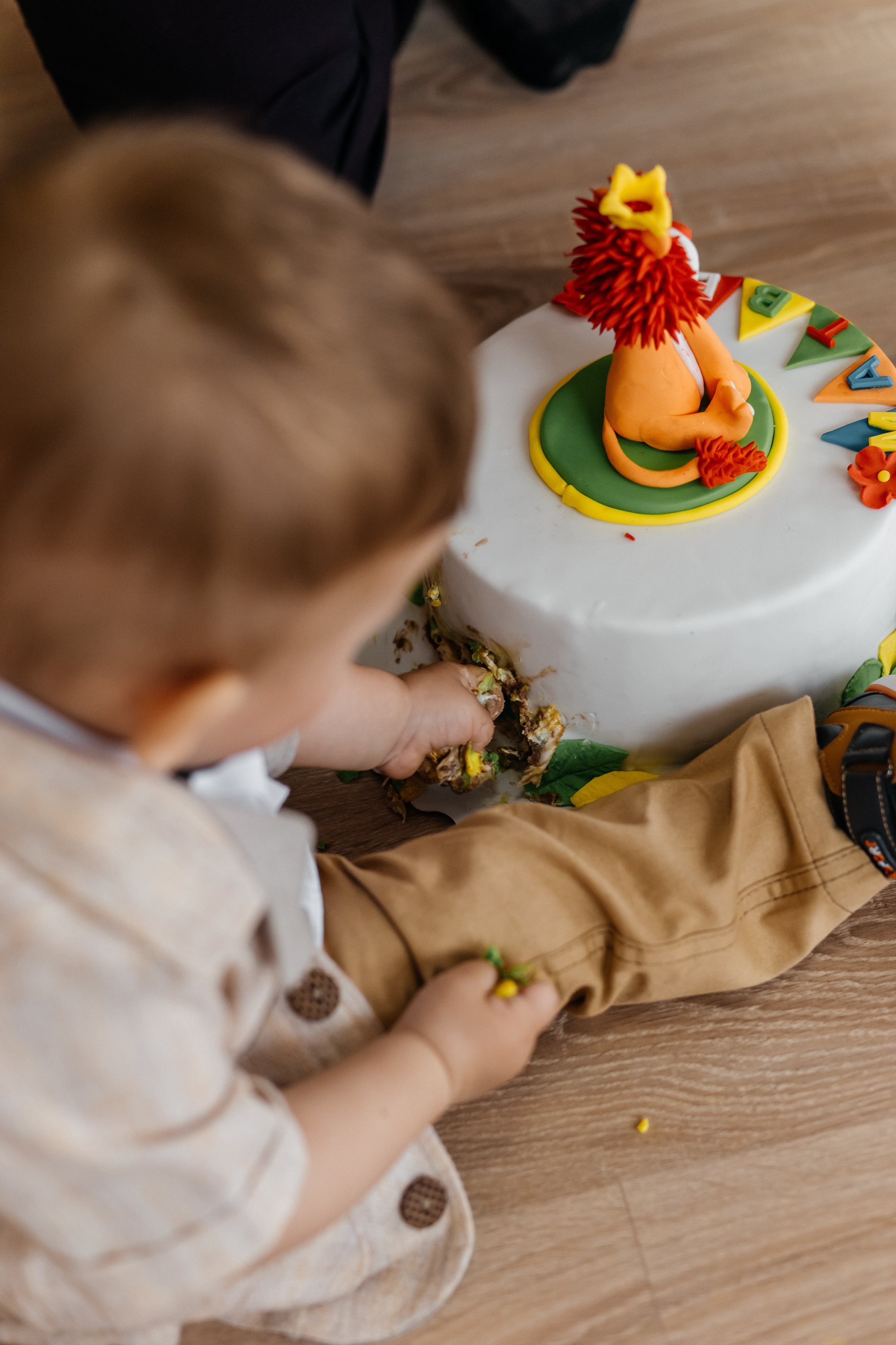 Первый день рождения (съемка в студии). Ольга Плаксина фотограф в Саратове