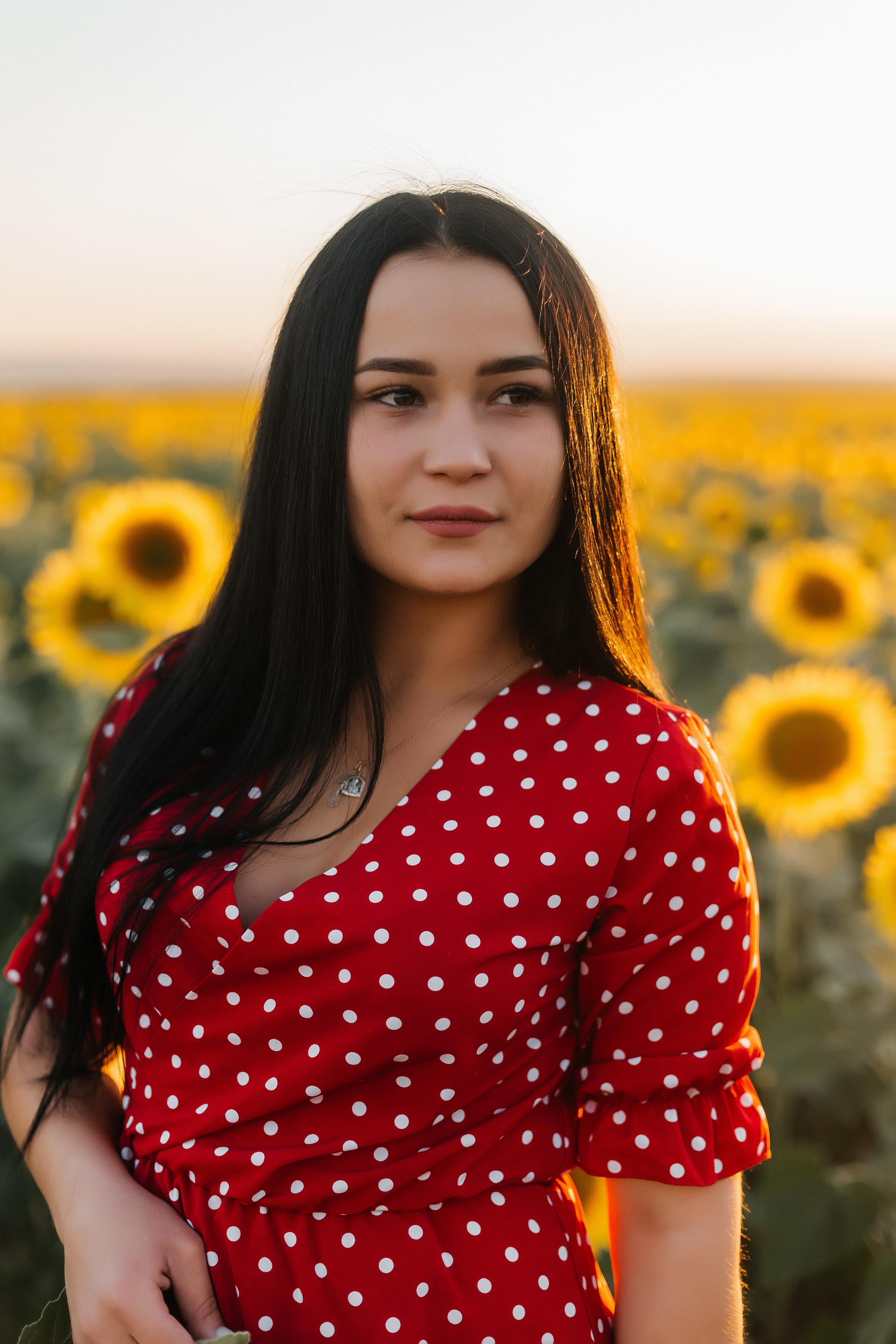 Полина в поле подсолнухов. Ольга Плаксина фотограф в Саратове