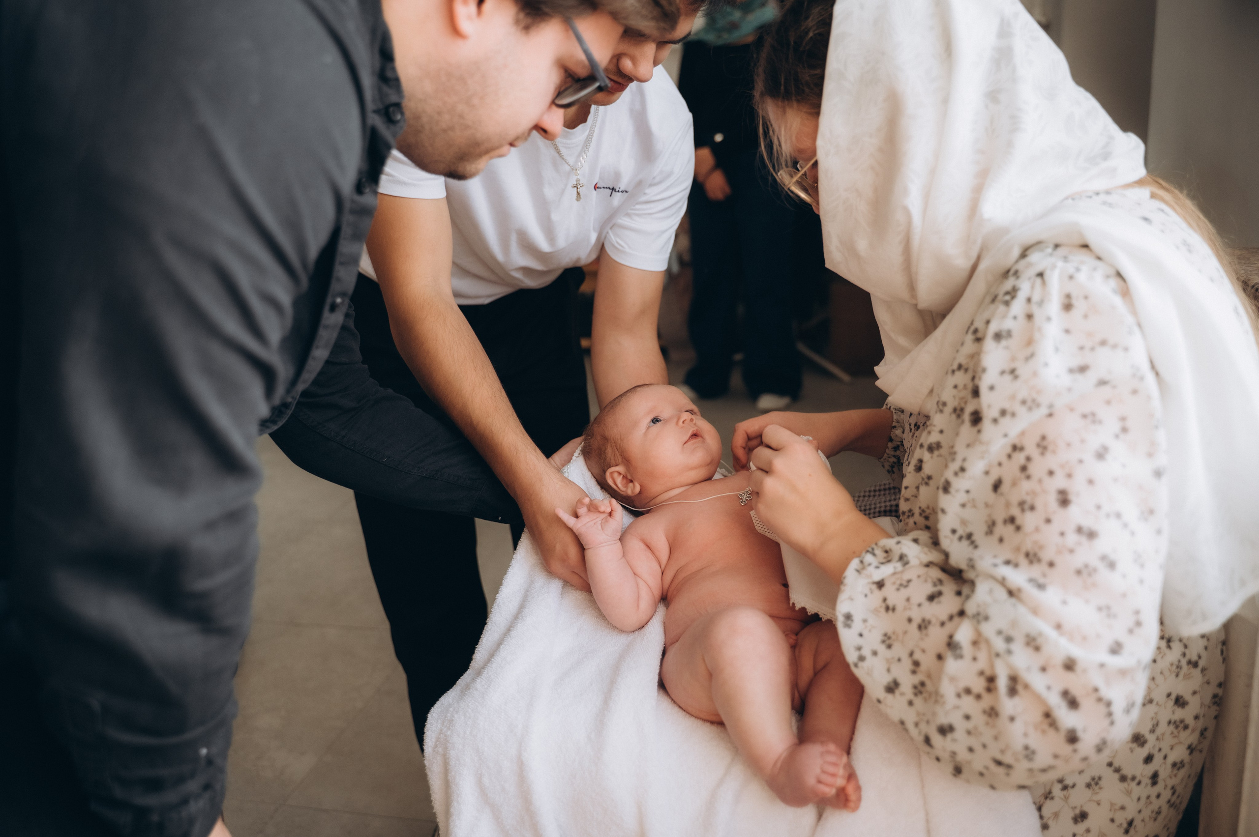 Крещение Ромы (Приход храма святой Равноапостольной княгини Ольги). Семейный фотограф в Минске Дарья Дреко