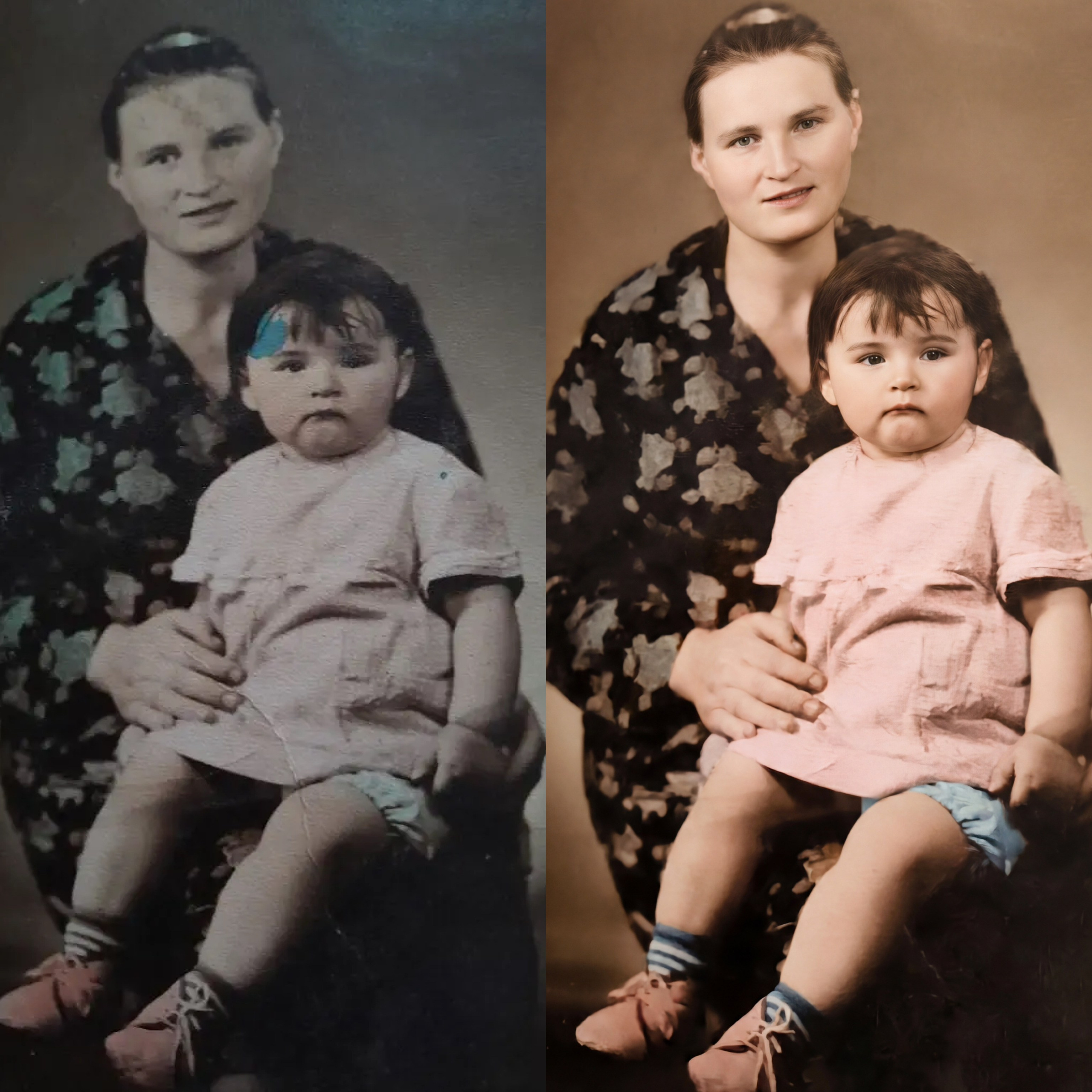 Реставрация старых фото. AI‑креатор: фото‑ и видео‑креативы на нейросетях