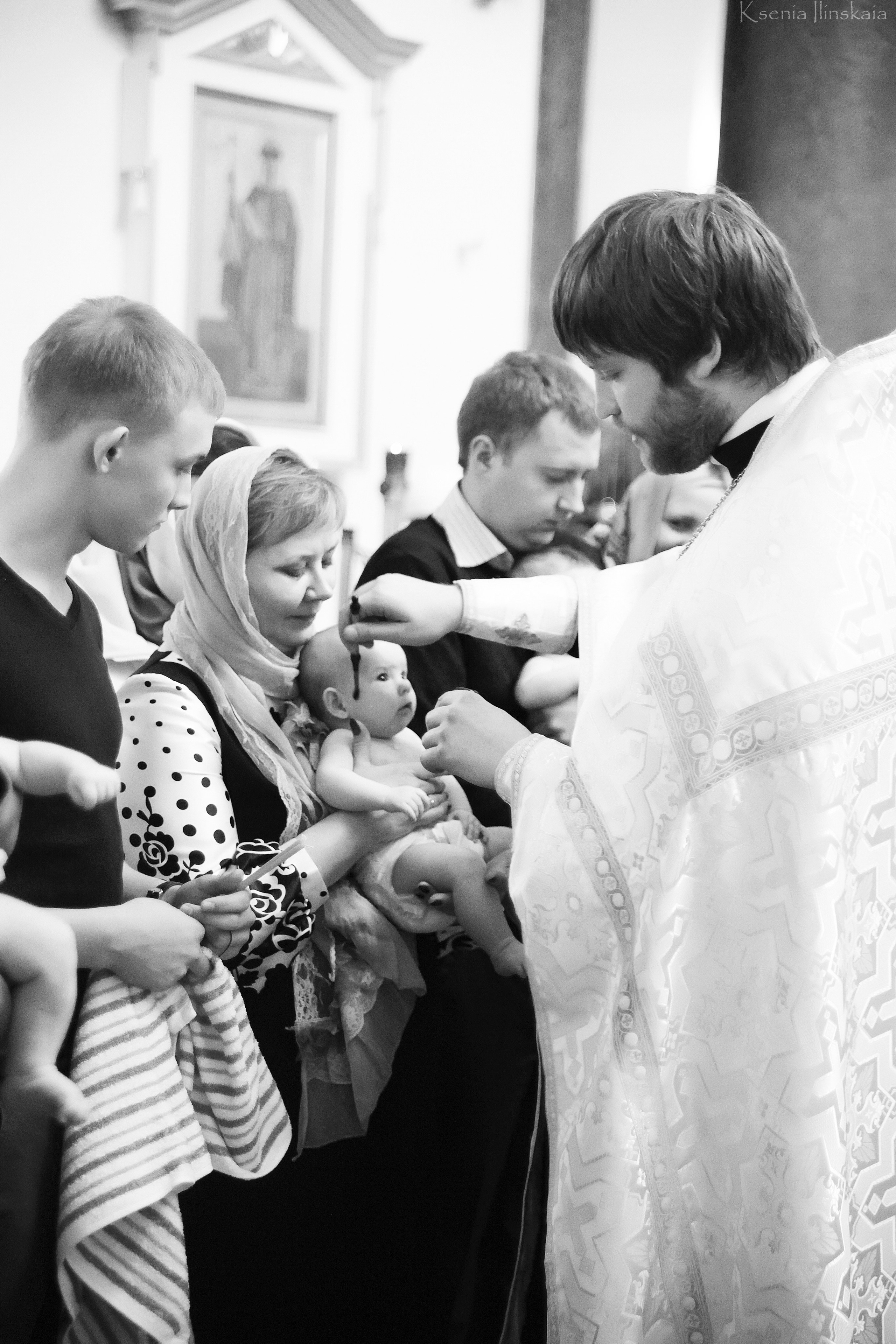 Крещение — фотосессия крестин в Санкт-Петербурге. Фотограф из Санкт-Петербурга Ильинская Ксения