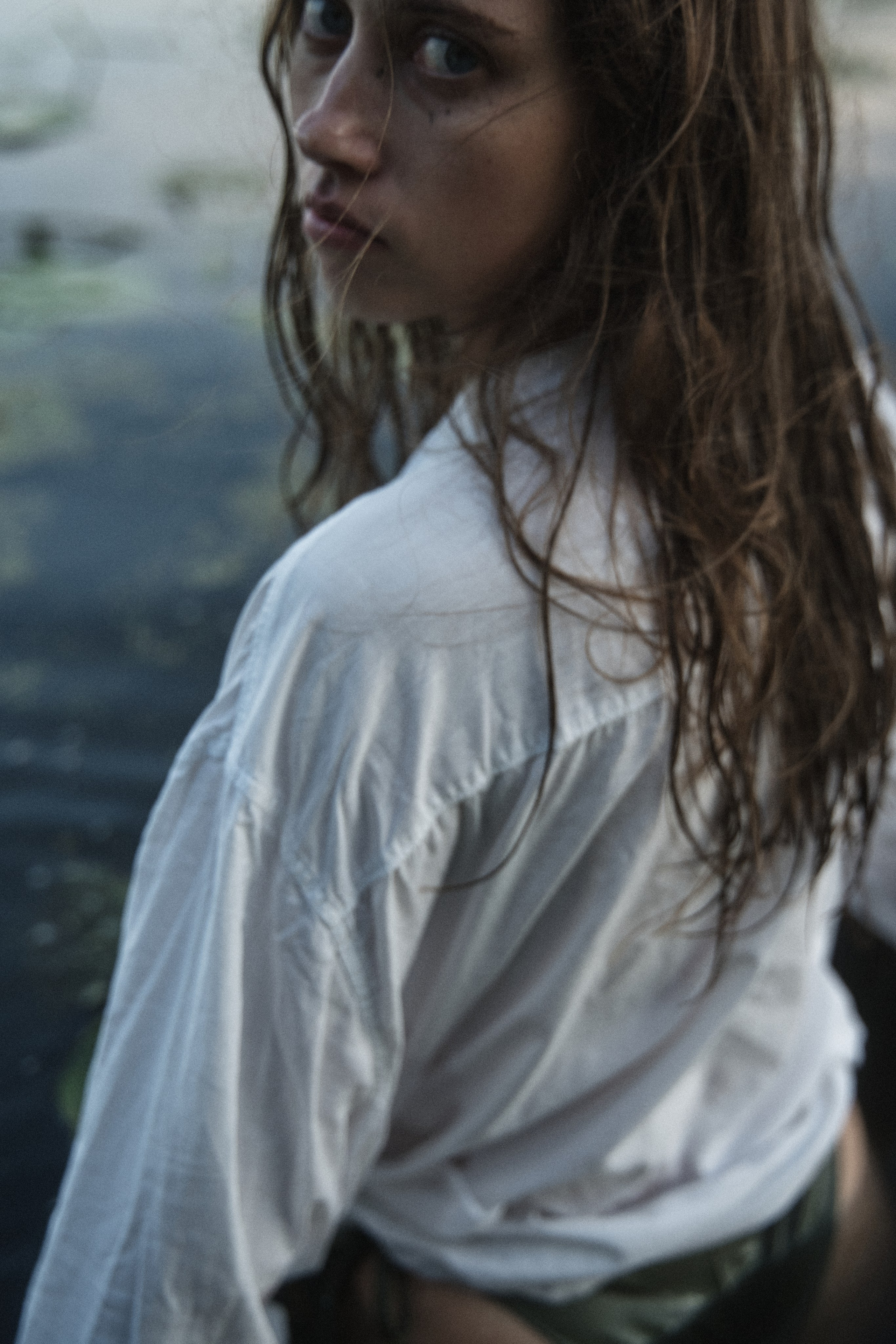 Mariia and water lilies. Главная