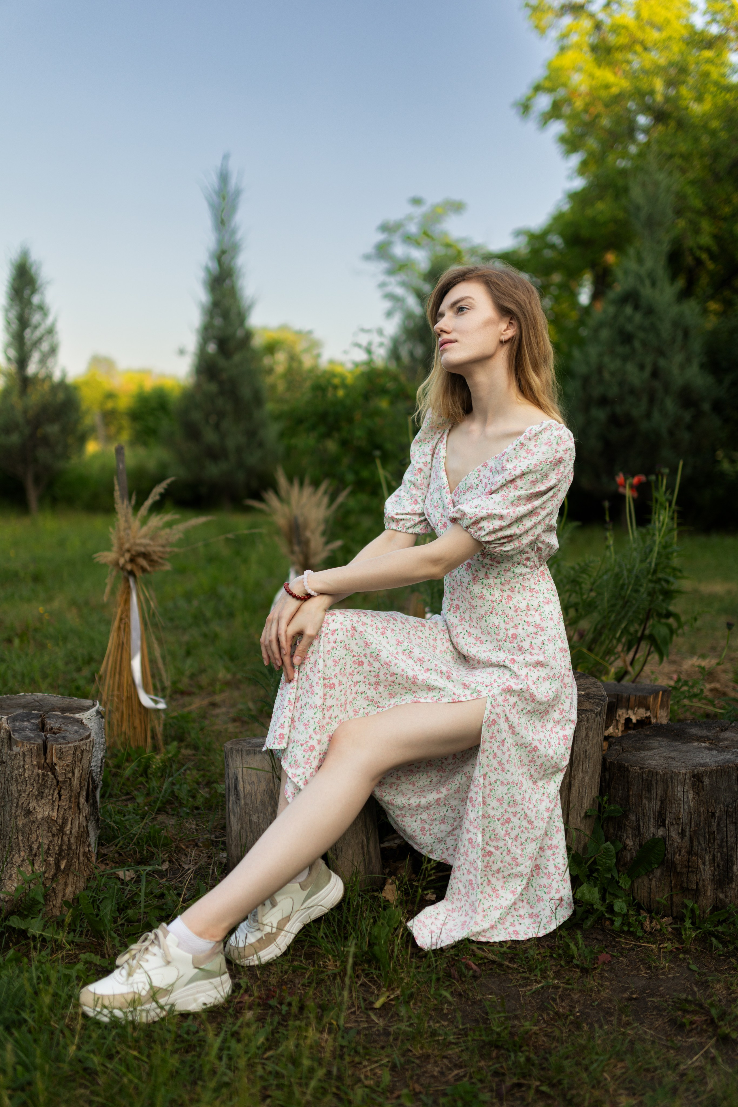 Фотосет с Дарьей в ботаническом саду в формате для «себя». Дмитрий Шульгин, портретный фотограф в Воронеже