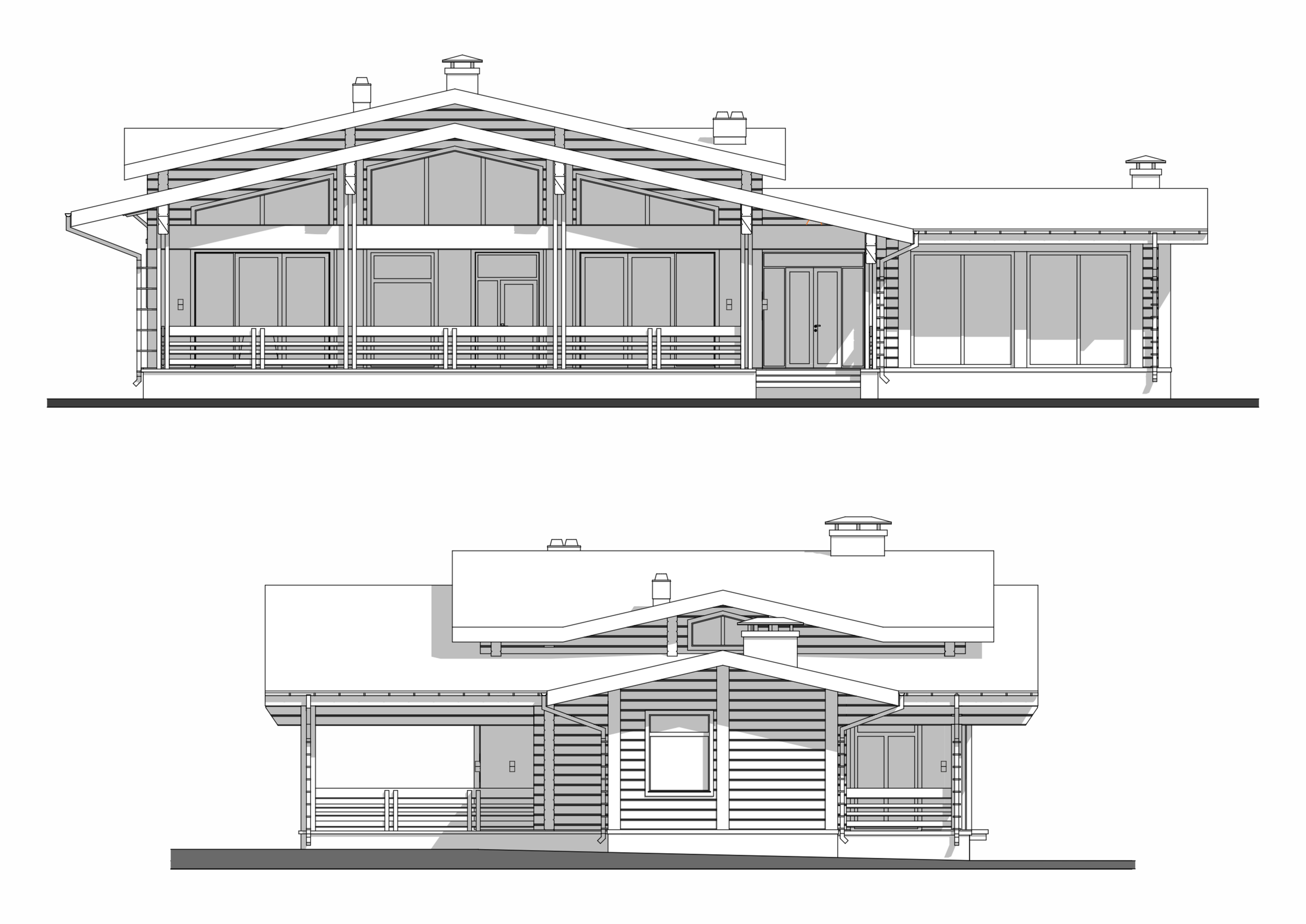 Современное шале в горах Алтая. RASEN DESIGN. Архитектурные проекты зданий, интерьеров и благоустройства