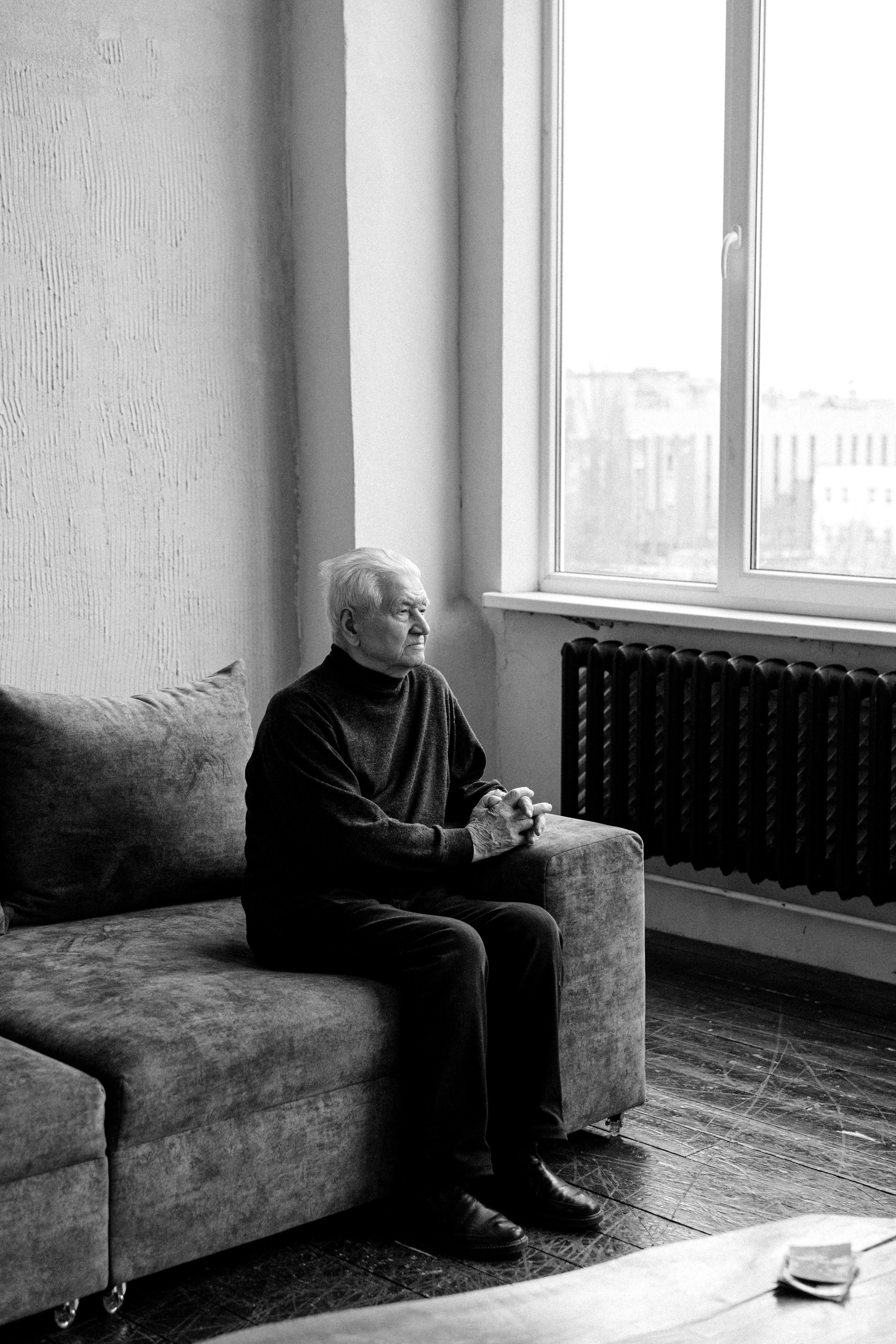 Анастасия и дедушка. Свадебный и семейный фотограф в Калининграде Анастасия Гриценко