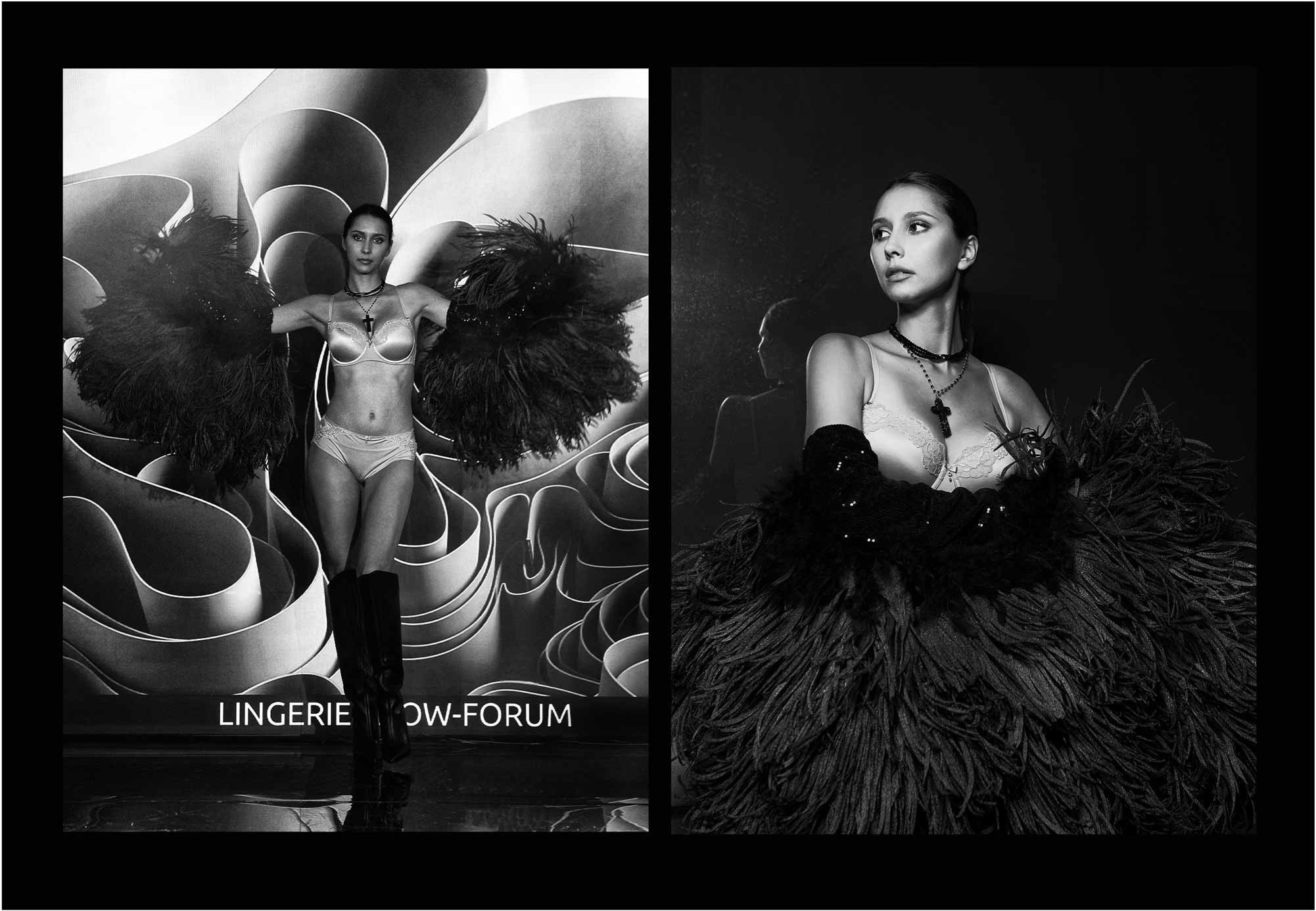 монобрендовый показ "MELLE" на выставке "Lingerie-Show-Forum"