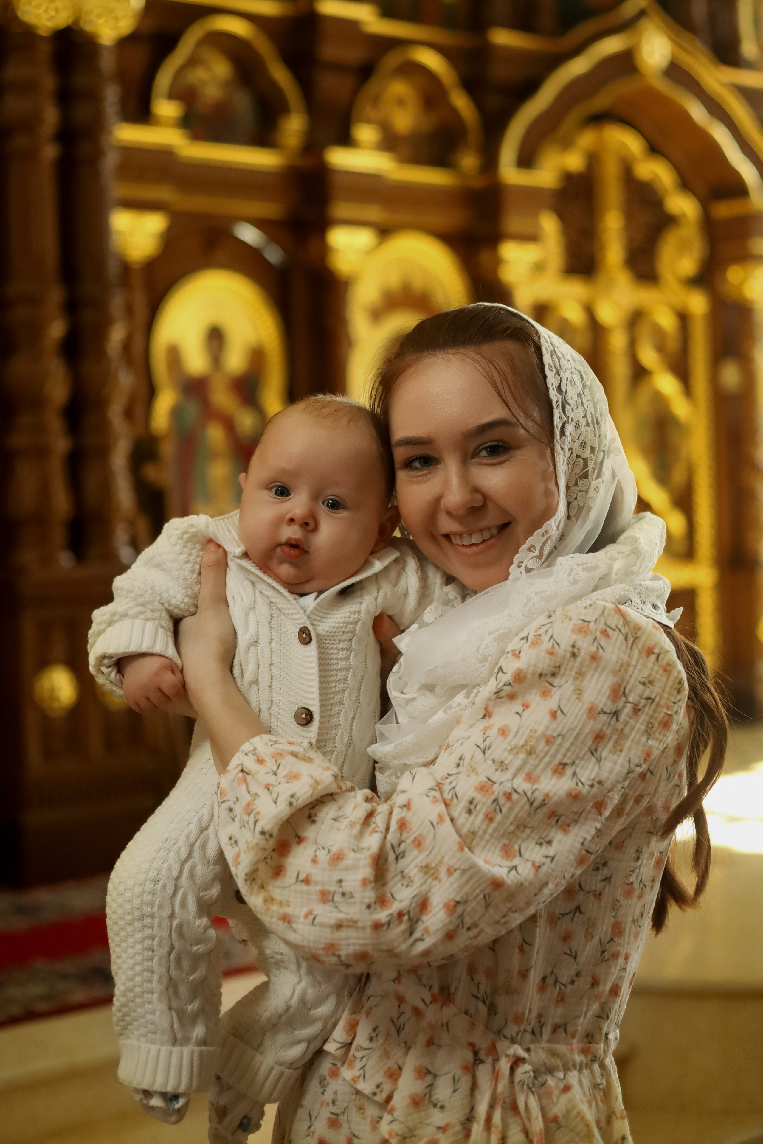 Таинство крещения. Фотограф новорожденных Саратов