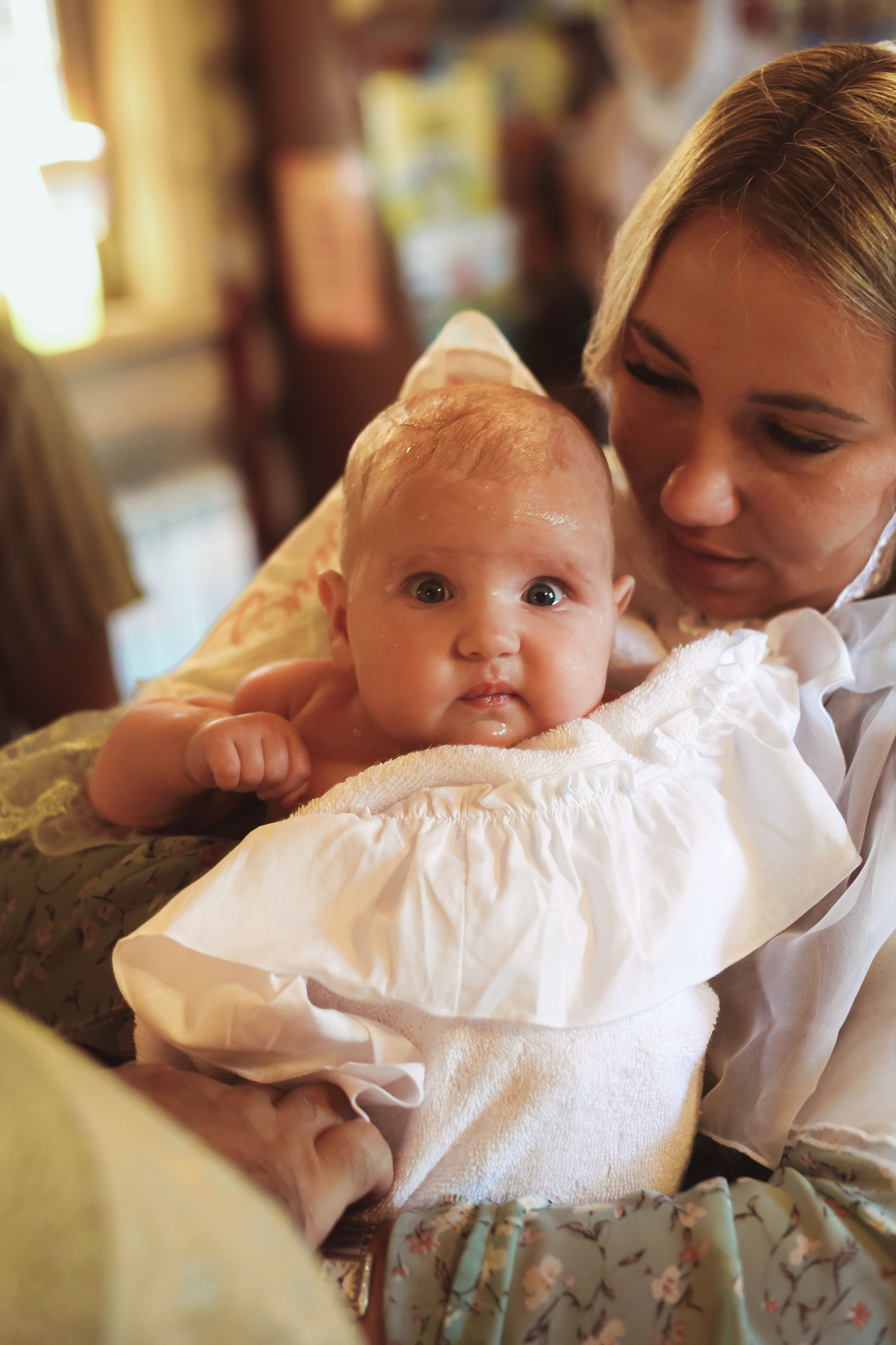 Таинство крещения. Фотограф новорожденных Саратов