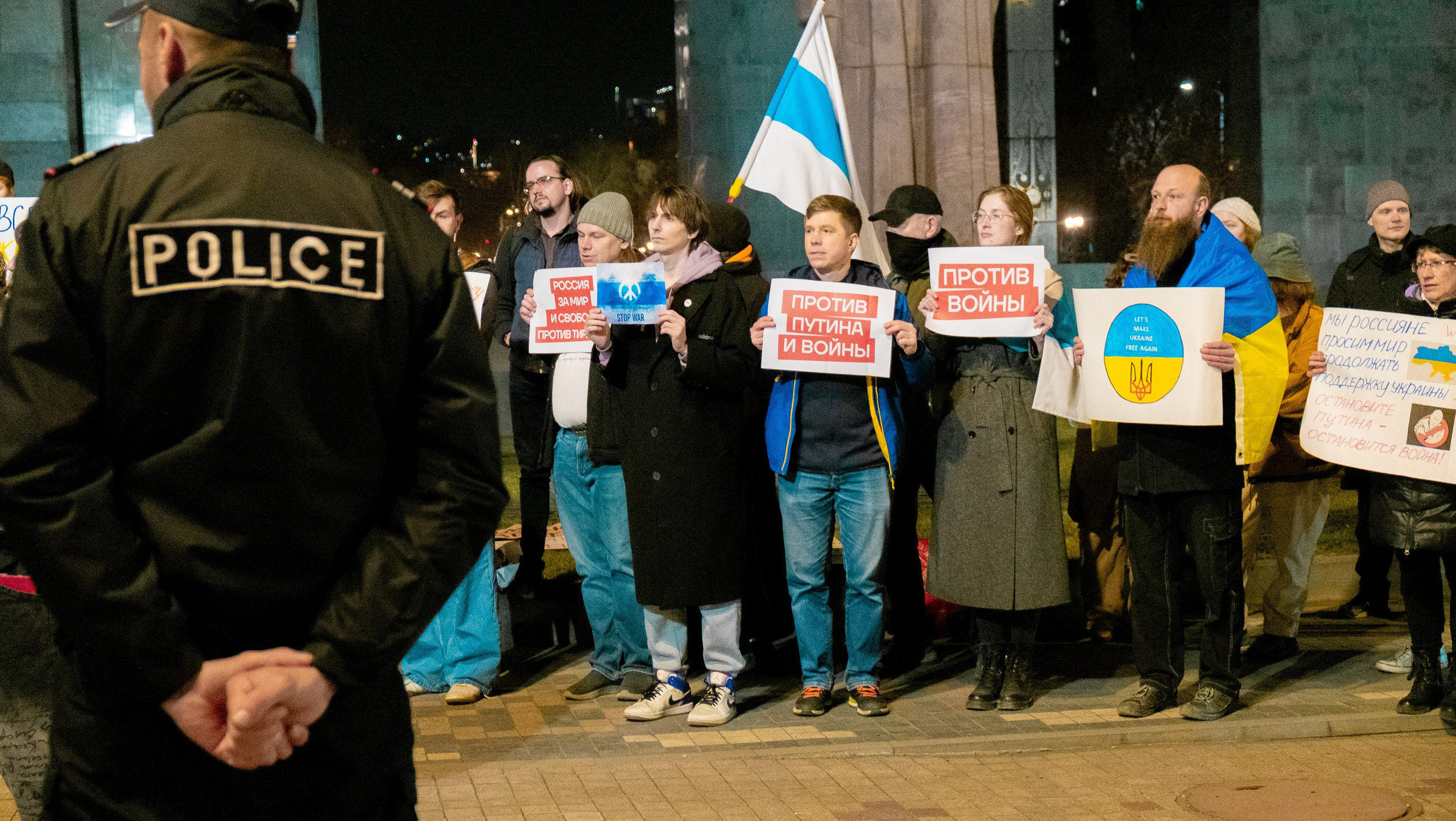 Meeting against the war with Ukraine. Я — Мария, фотограф/фотохудожник в Санкт-Петербурге