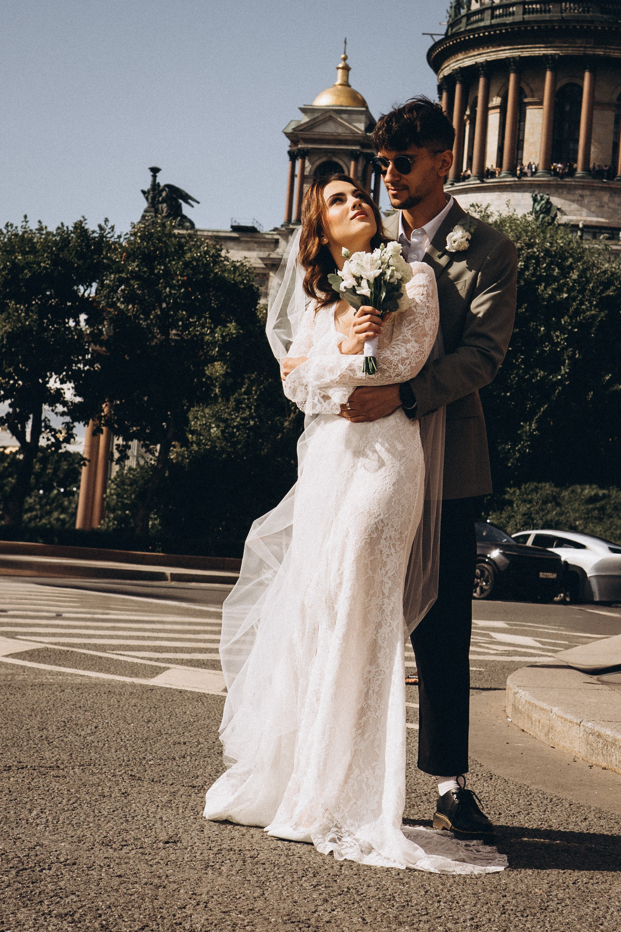 СВАДЕБНАЯ ПРОГУЛКА ВОЗЕ ИСАИКЕВСКОГО СОБОРА АСТОРИИ И ЗАКОНОДАЛЕТНОГО СОБРАНИЯ. Профессиональный фотограф, Санкт-Петербург — Виктория Богомолова