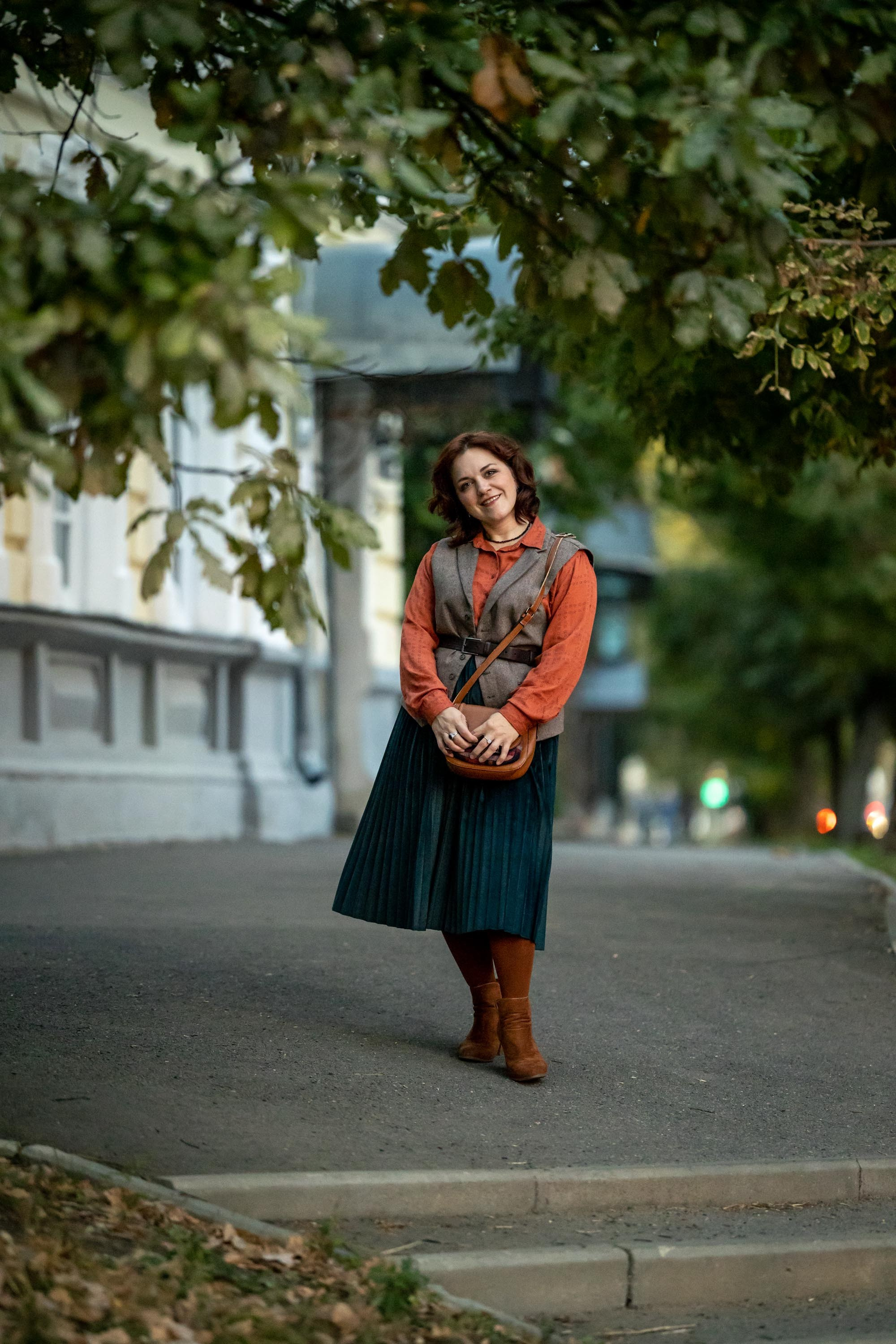 Оксана. Осень. Наталия Клевинскас портретный фотограф в Костроме