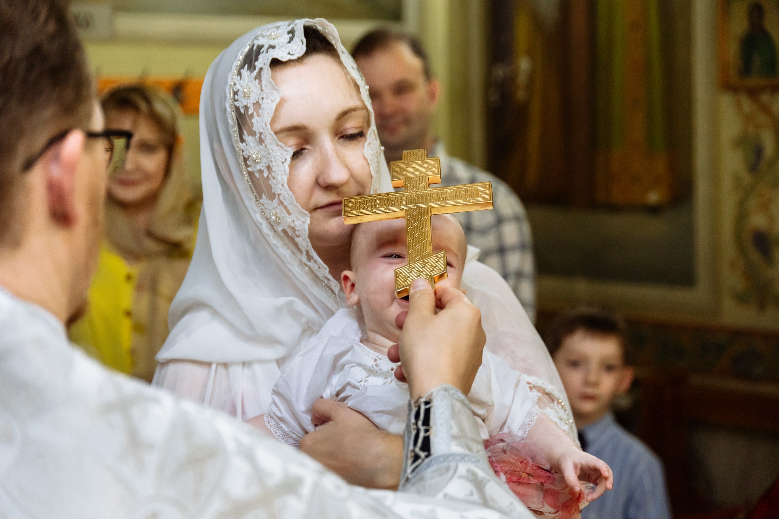 Фотосъёмка таинства крещения. Фотограф на крестины. GagarinProArt