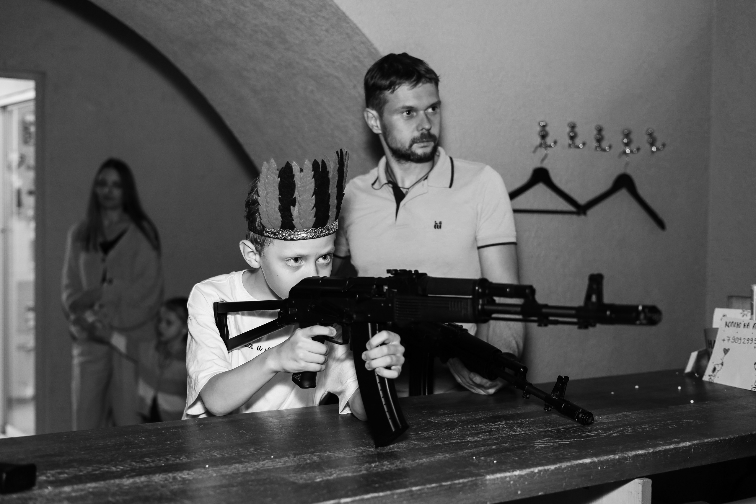 День рождение в стрелковом клубе. Фотограф Надршина Лилия