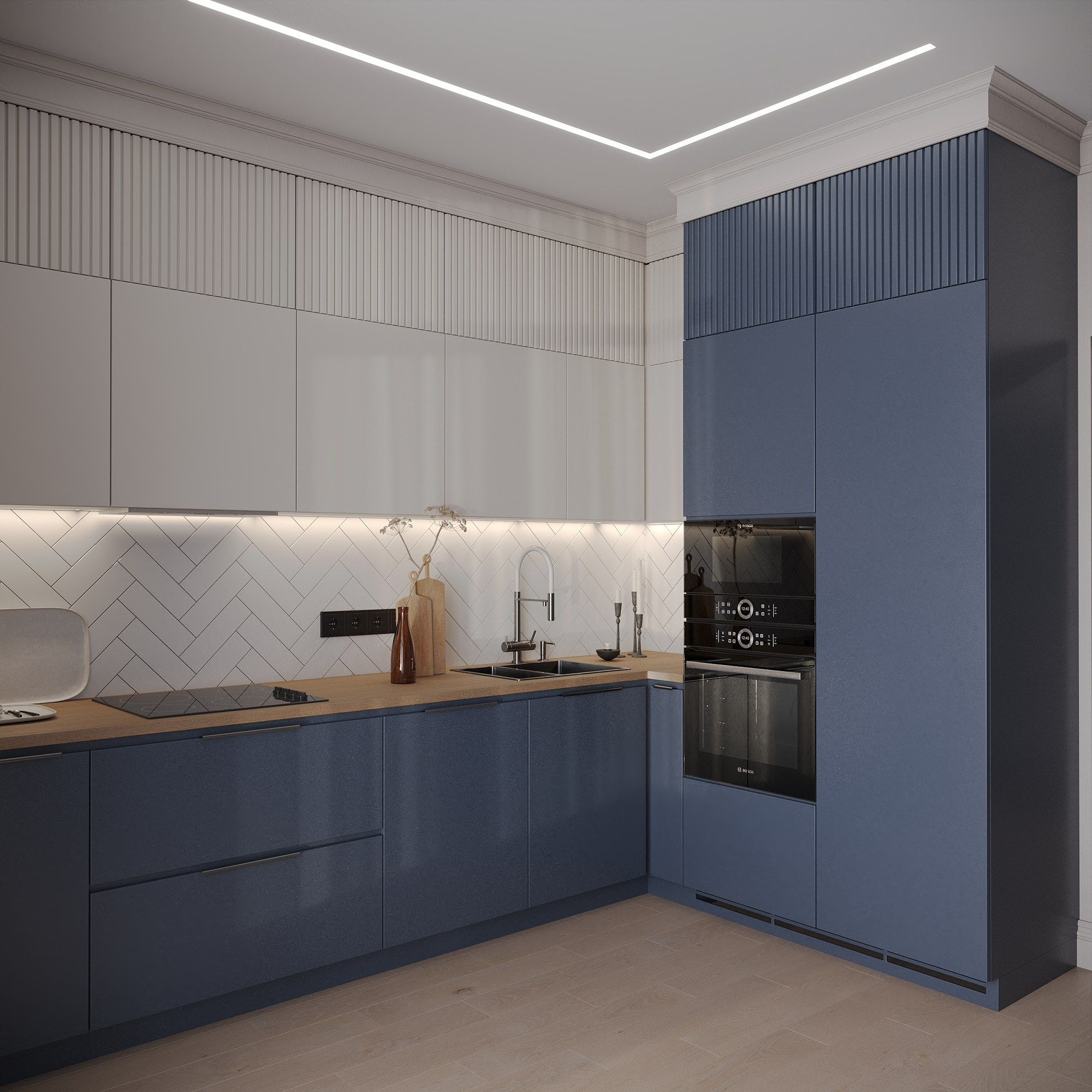 ЖК Город L-Town 50 м². БК студия дизайна интерьера