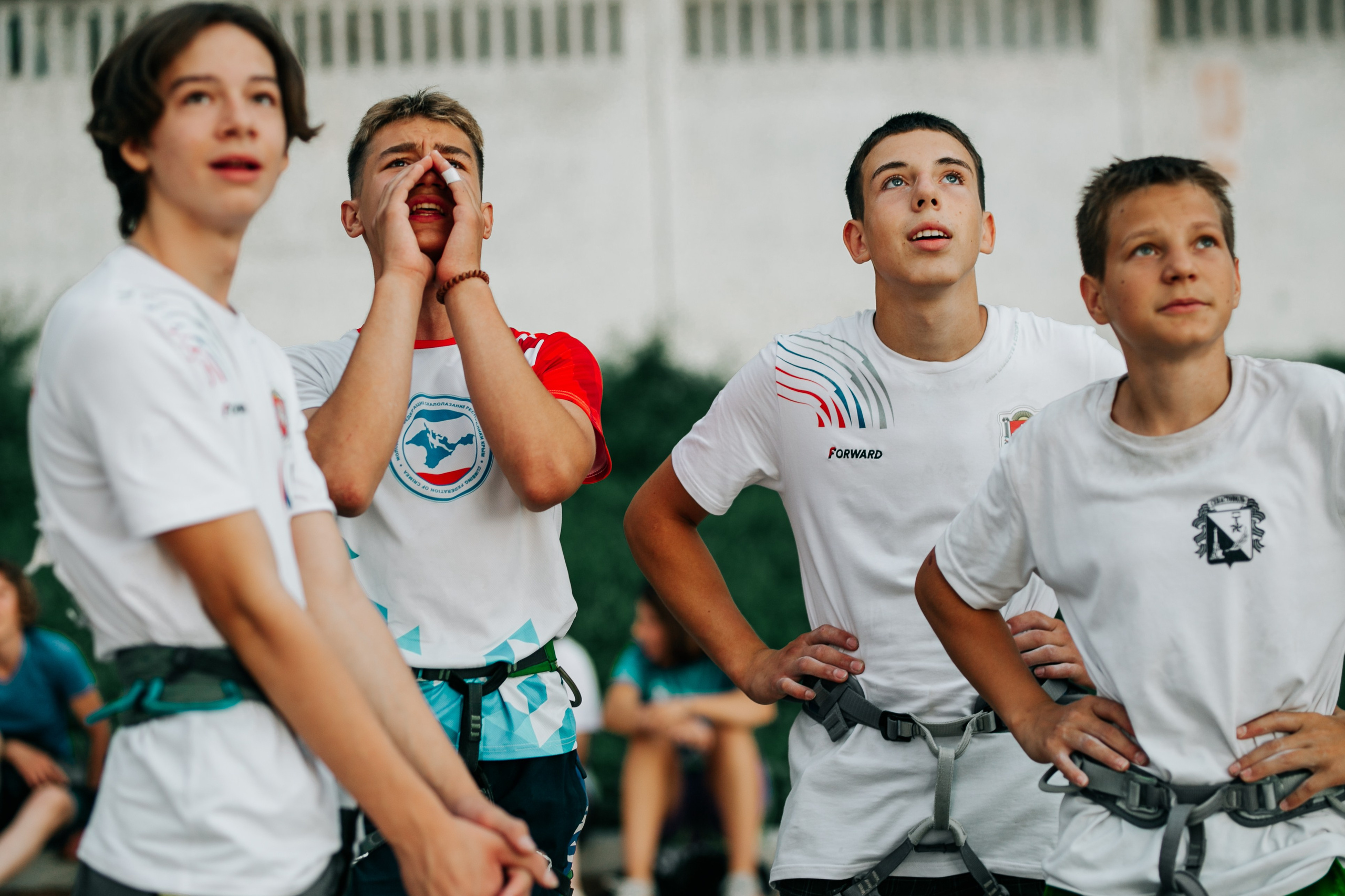 Соревнования по скалолазанию. Фотограф в Крыму