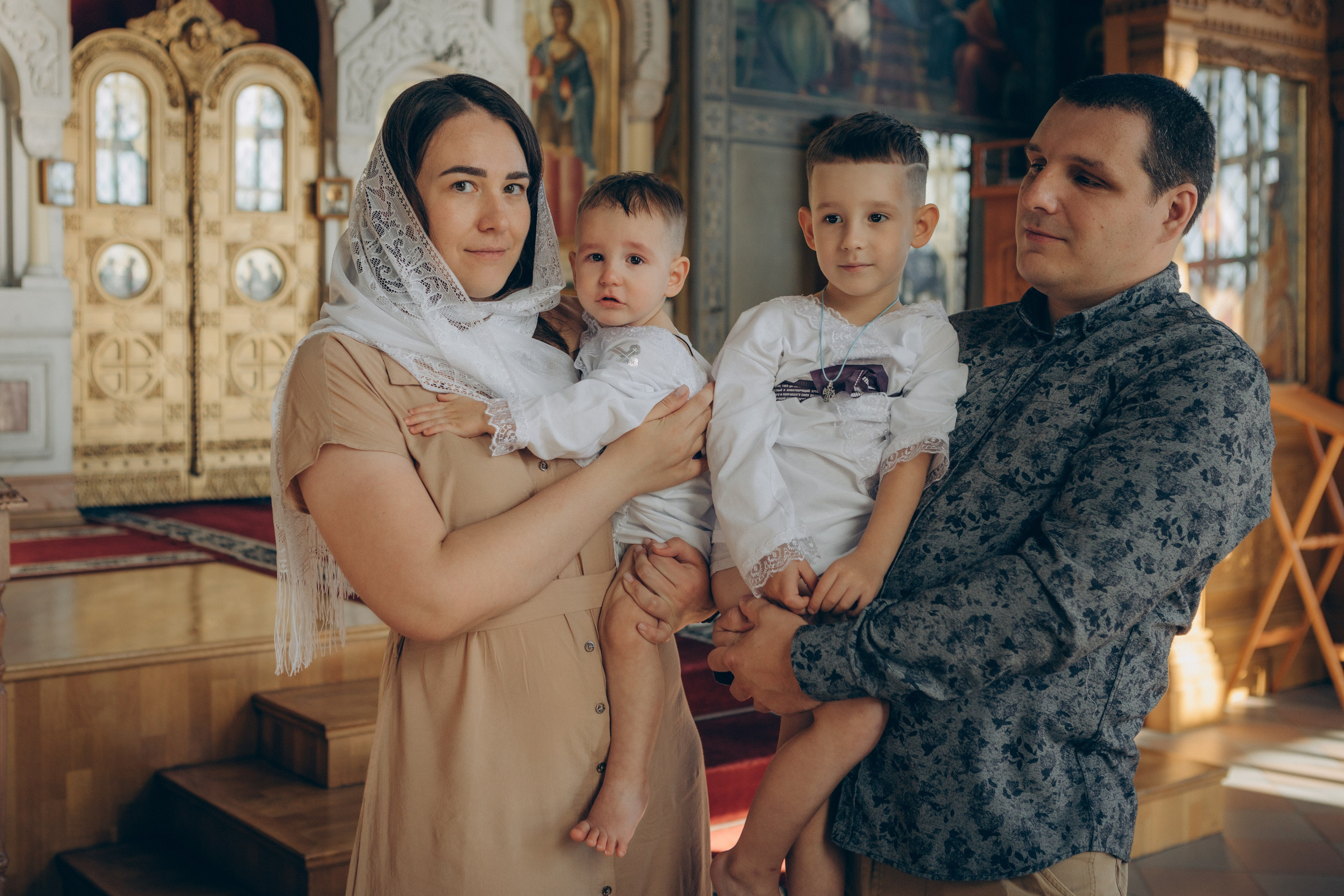 Крещение Николая и Даниила. Семейный фотограф и фотограф на роды в Ростове-на-Дону Мухина Виктория