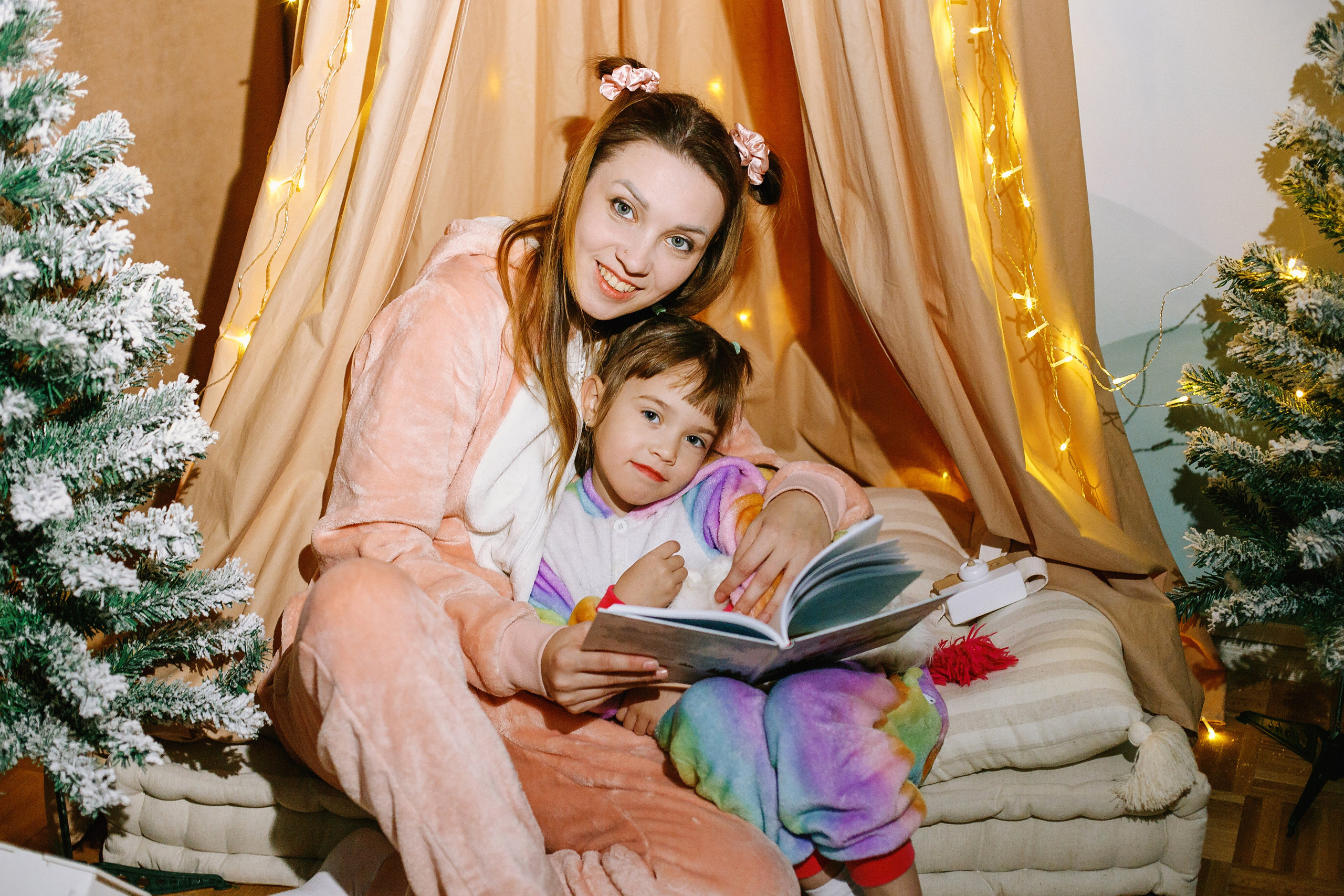 Новогодняя фотосессия Алены, Димы и Марьяны. Выпускные альбомы Искитим, Бердск и Новосибирск Крюкова Елена