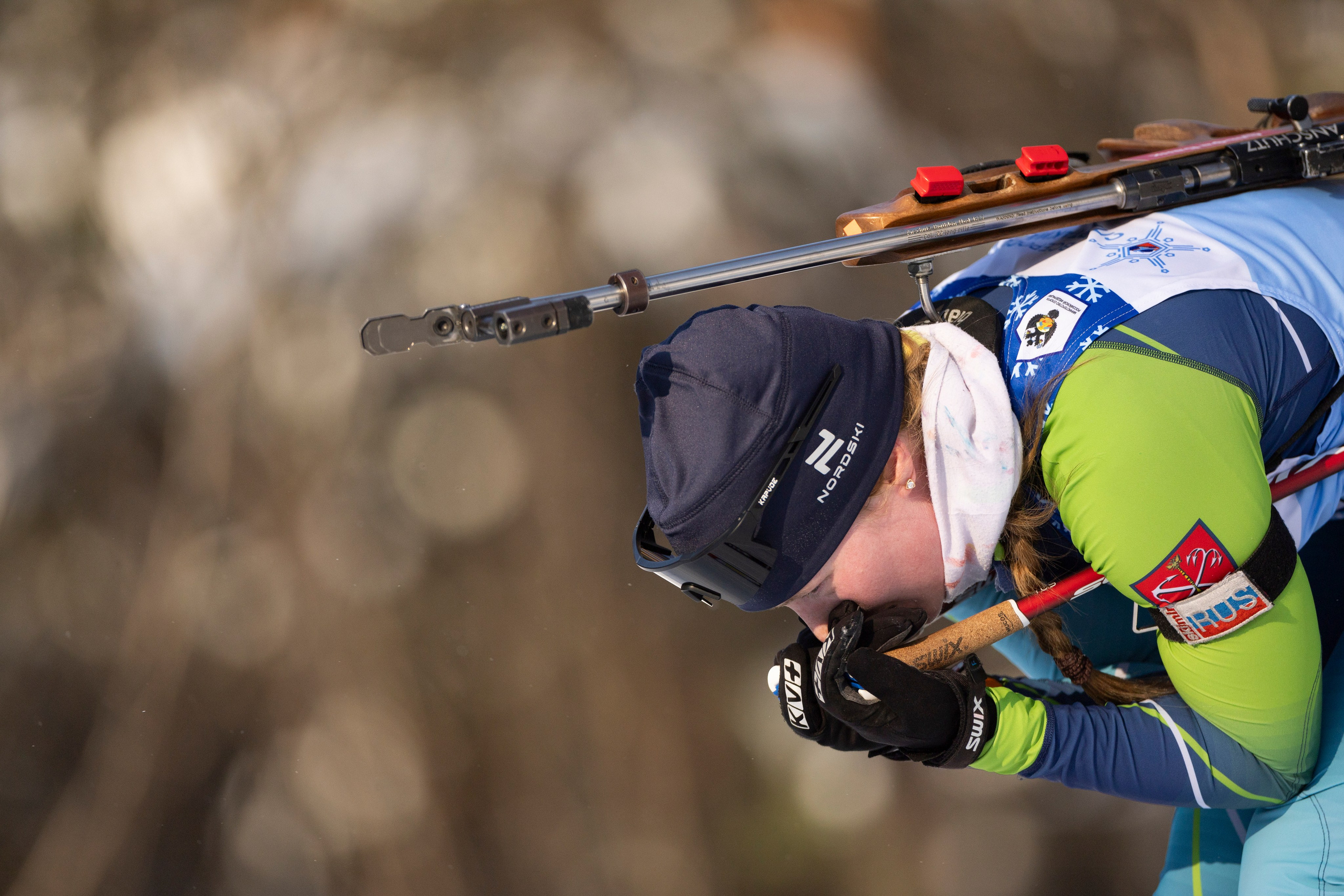 Всероссийская спартакиада по биатлону. Спринт. Женщины. Спортивный репортажный фотограф Казань Нафис Сиразетдинов