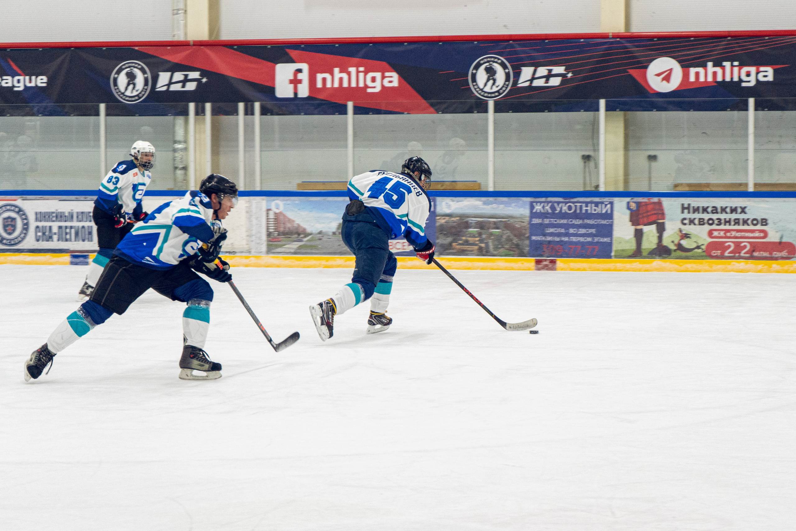 Тренировка по хоккею «ЦМКБ «Алмаз»