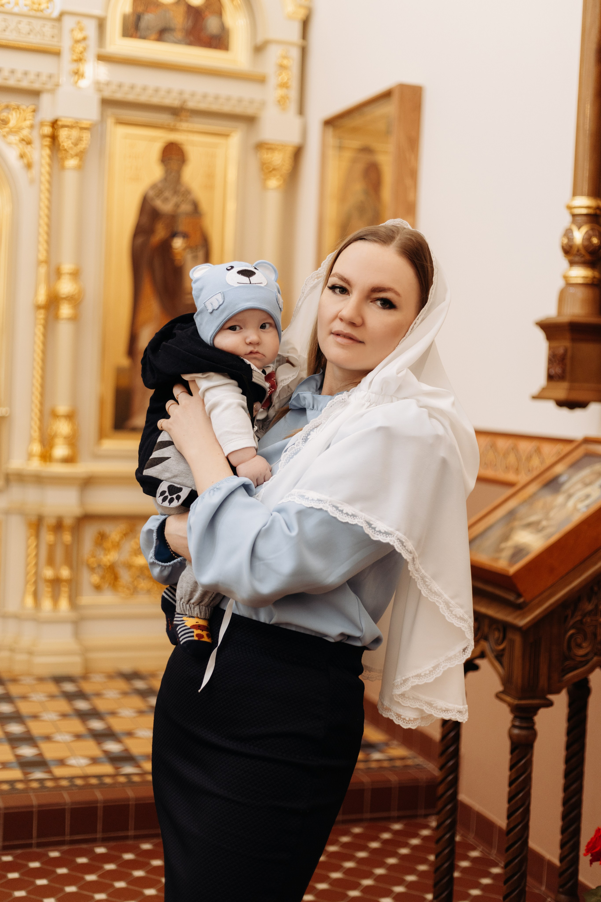 Таинство Крещения в Храме иконы Божией Матери Скоропослушницы. Семейный фотограф в Рязани и Рязанской области