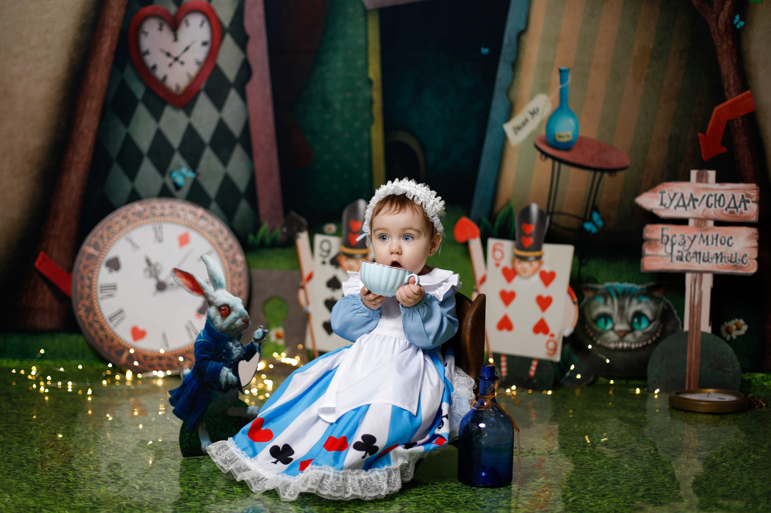 Алиса в Стране Чудес. Фотограф новорождённых Псков