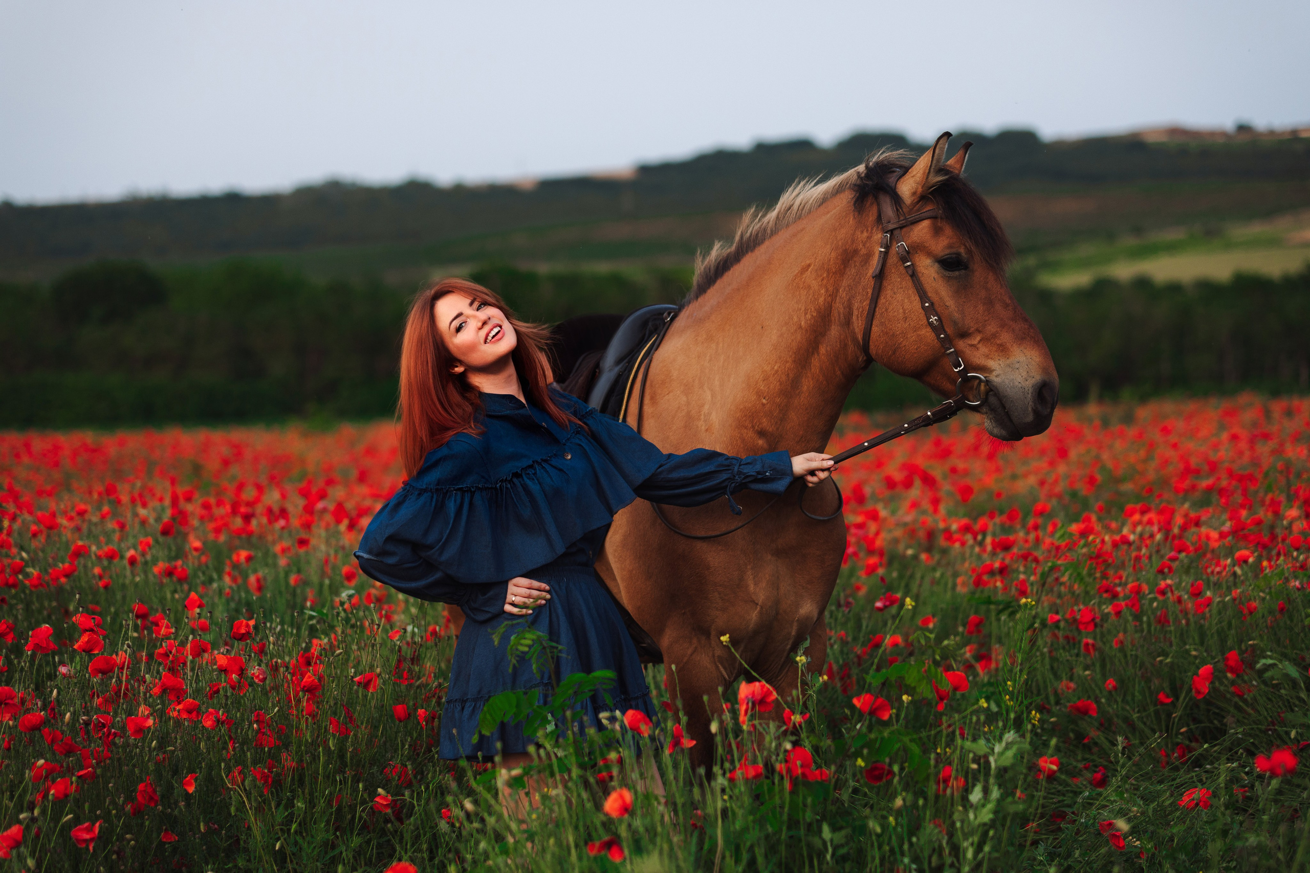 Маковые поля. Конный и театральный фотограф Анапа