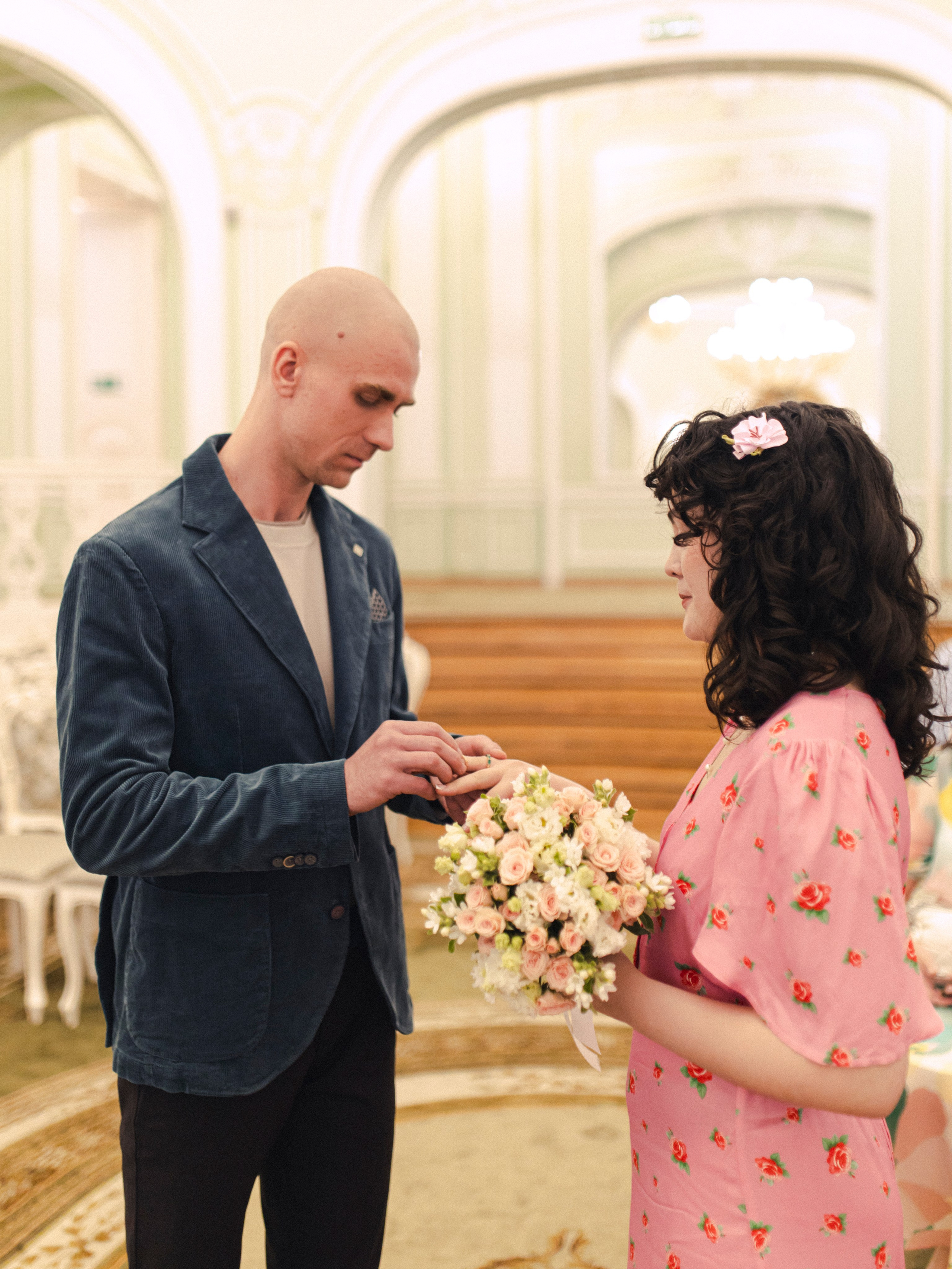 Загс Петроградки + ботанический сад. Фотограф СПБ Засорина Юлия